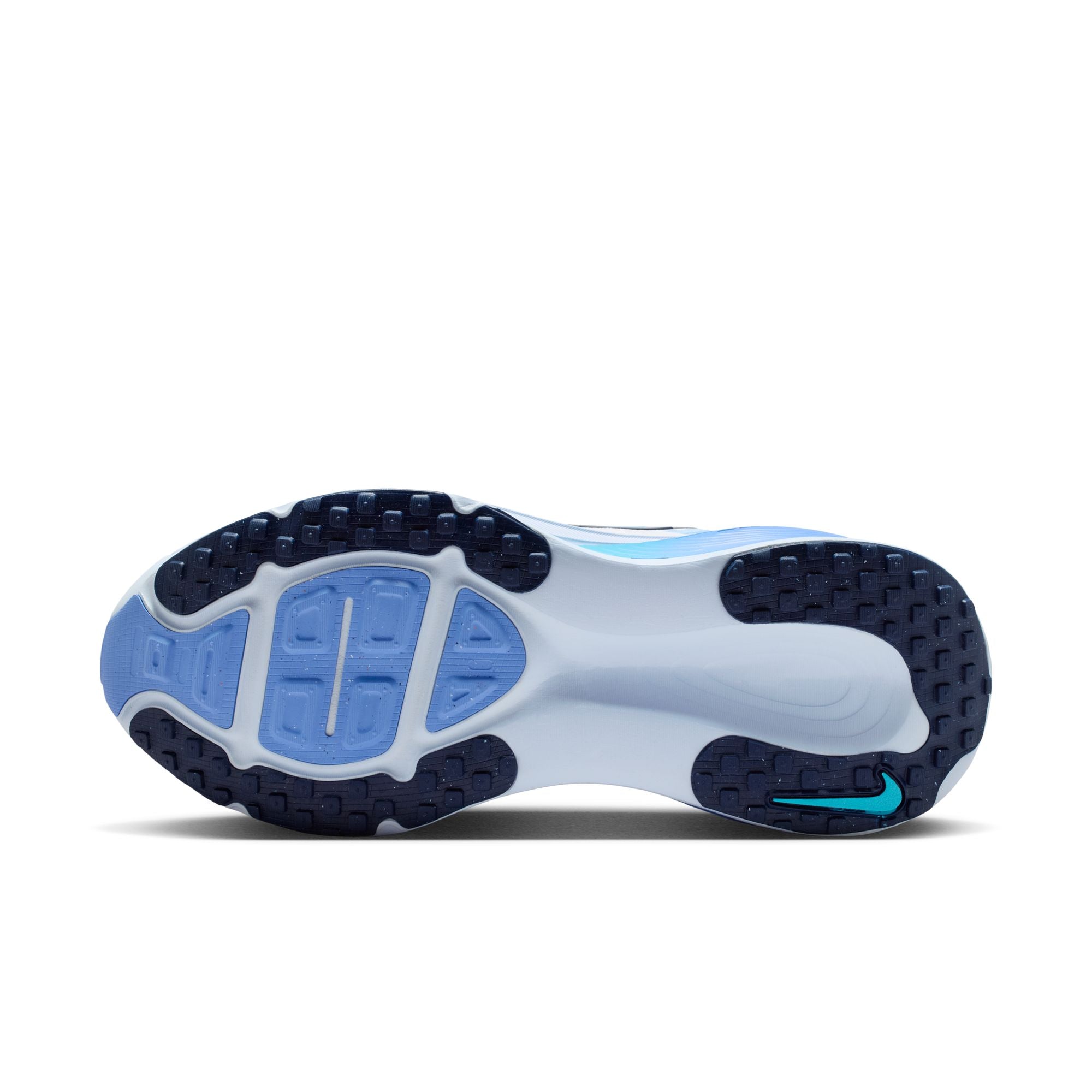 NIKE Vomero 18 (Women's) WHITE/MIDNIGHT NAVY-BLUE FURY-ROYAL PULSE-HYDROGEN BLUE-BARELY GREEN