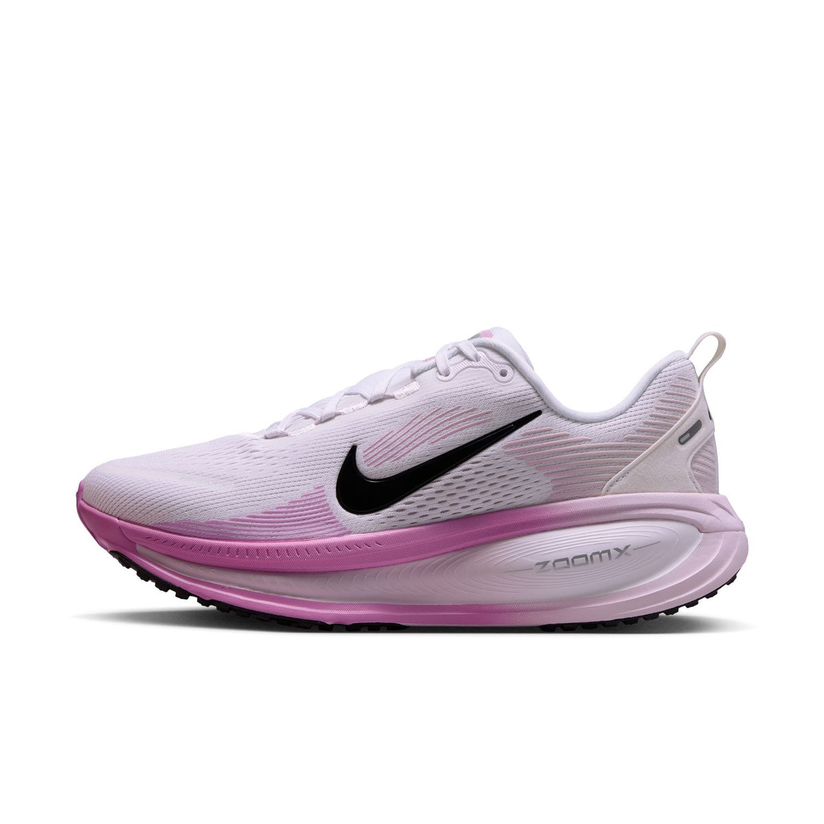 NIKE Vomero 18 (Women's) WHITE/BLACK-BLEACHED LILAC-LT MAGENTA