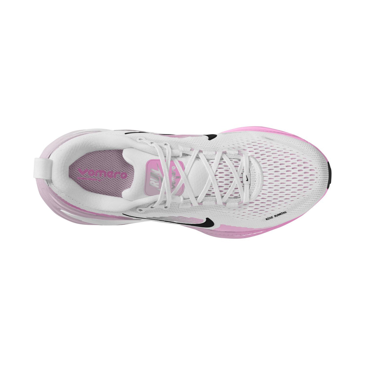 NIKE Vomero 18 (Women's) WHITE/BLACK-BLEACHED LILAC-LT MAGENTA