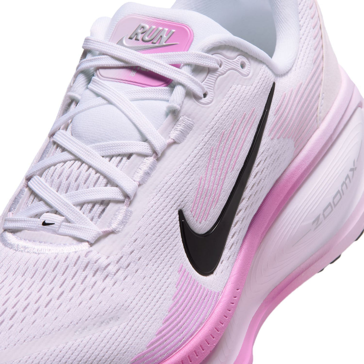 NIKE Vomero 18 (Women's) WHITE/BLACK-BLEACHED LILAC-LT MAGENTA
