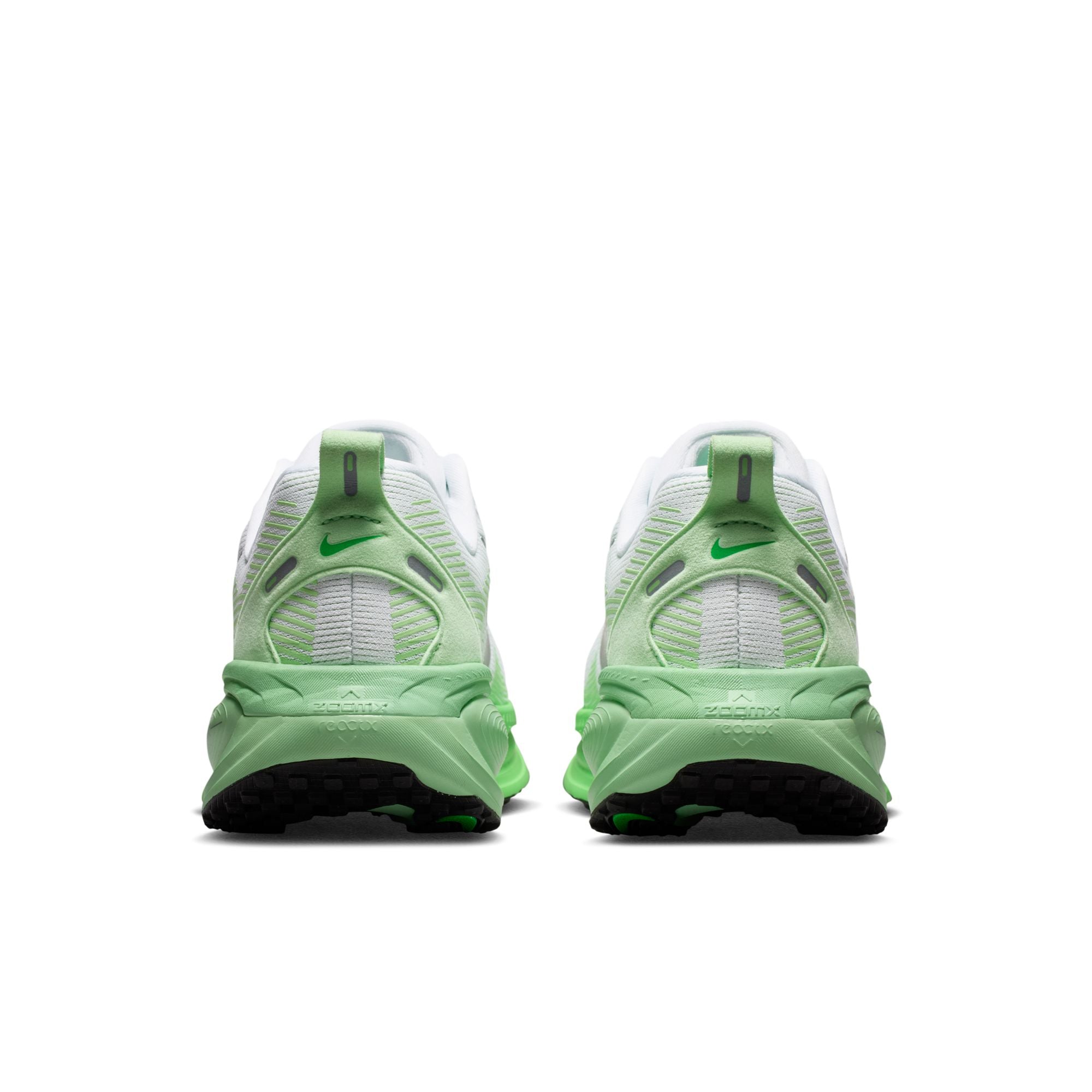 NIKE Vomero 18 (Women's) WHITE/MTLC SILVER-ILLUSION GREEN-COURT
