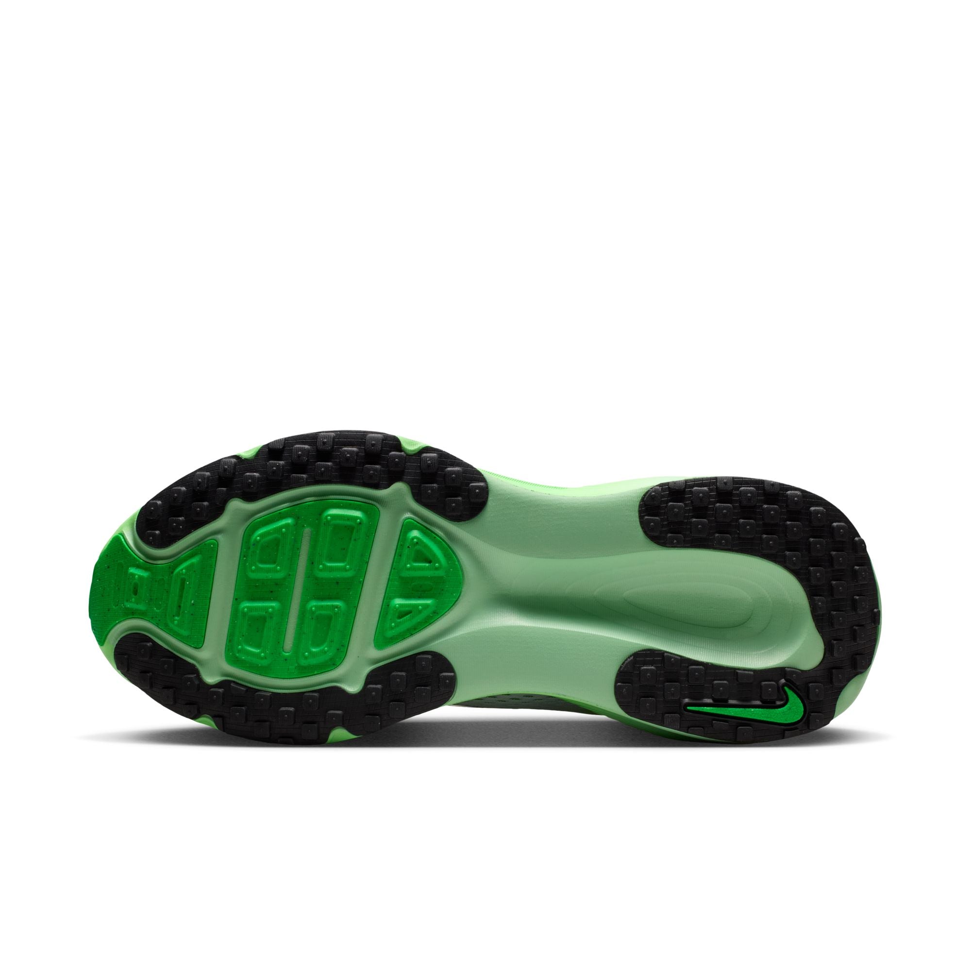 NIKE Vomero 18 (Women's) WHITE/MTLC SILVER-ILLUSION GREEN-COURT GREEN-GREEN SPARK-CUCUMBER CALM
