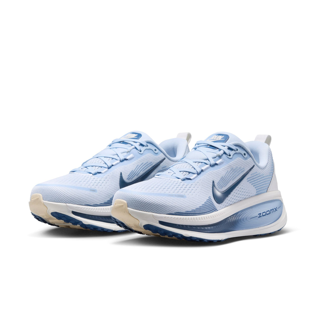 NIKE Vomero 18 (Women's) HYDROGEN BLUE/MYSTIC NAVY-ALUMINUM-SUMMIT WHITE-BARELY ORANGE