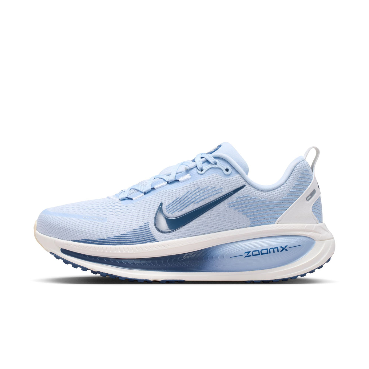 NIKE Vomero 18 (Women's) HYDROGEN BLUE/MYSTIC NAVY-ALUMINUM-SUMMIT WHITE-BARELY ORANGE