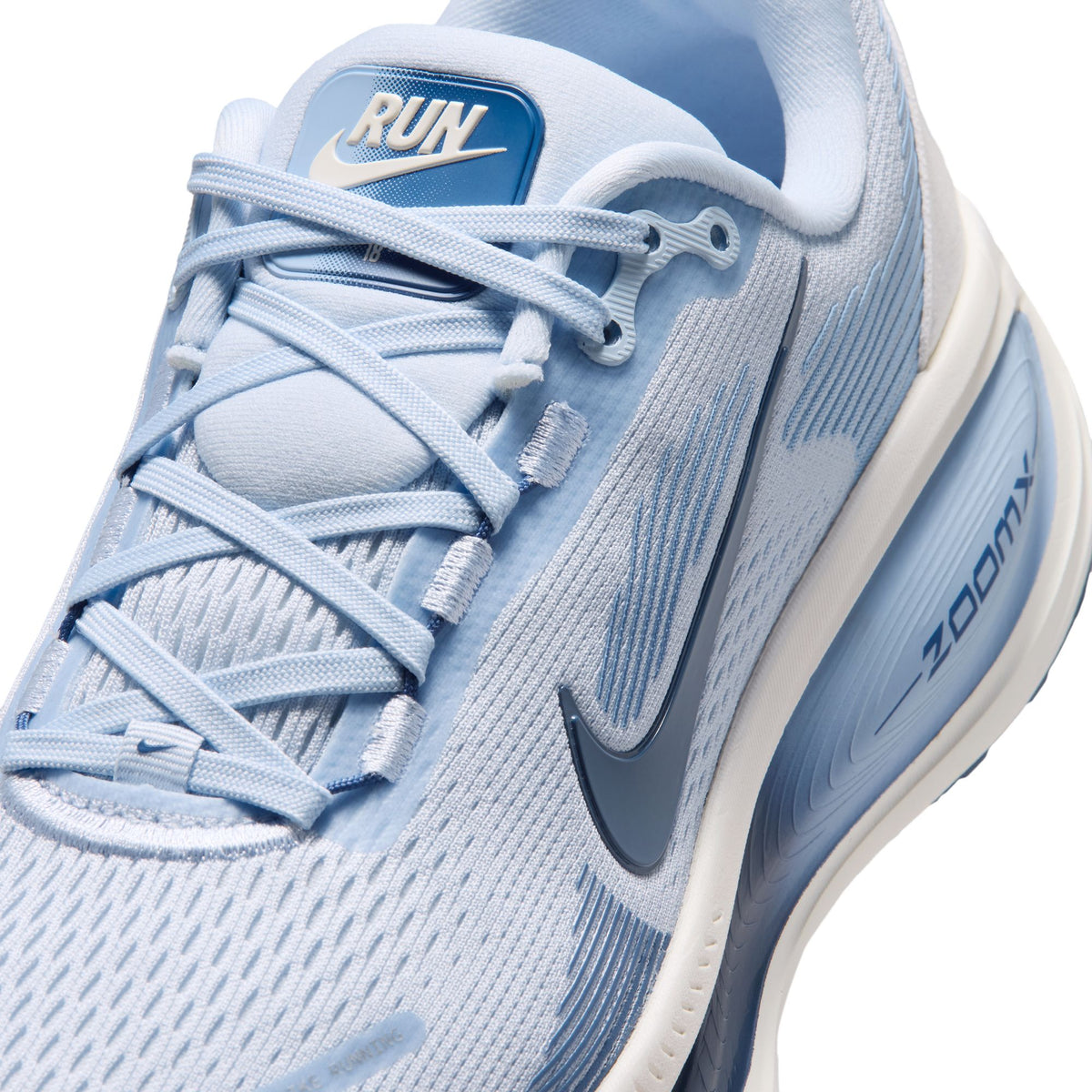 NIKE Vomero 18 (Women's) HYDROGEN BLUE/MYSTIC NAVY-ALUMINUM-SUMMIT WHITE-BARELY ORANGE