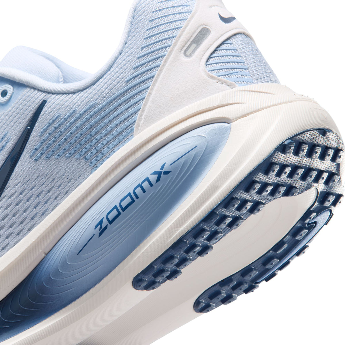 NIKE Vomero 18 (Women's) HYDROGEN BLUE/MYSTIC NAVY-ALUMINUM-SUMMIT WHITE-BARELY ORANGE