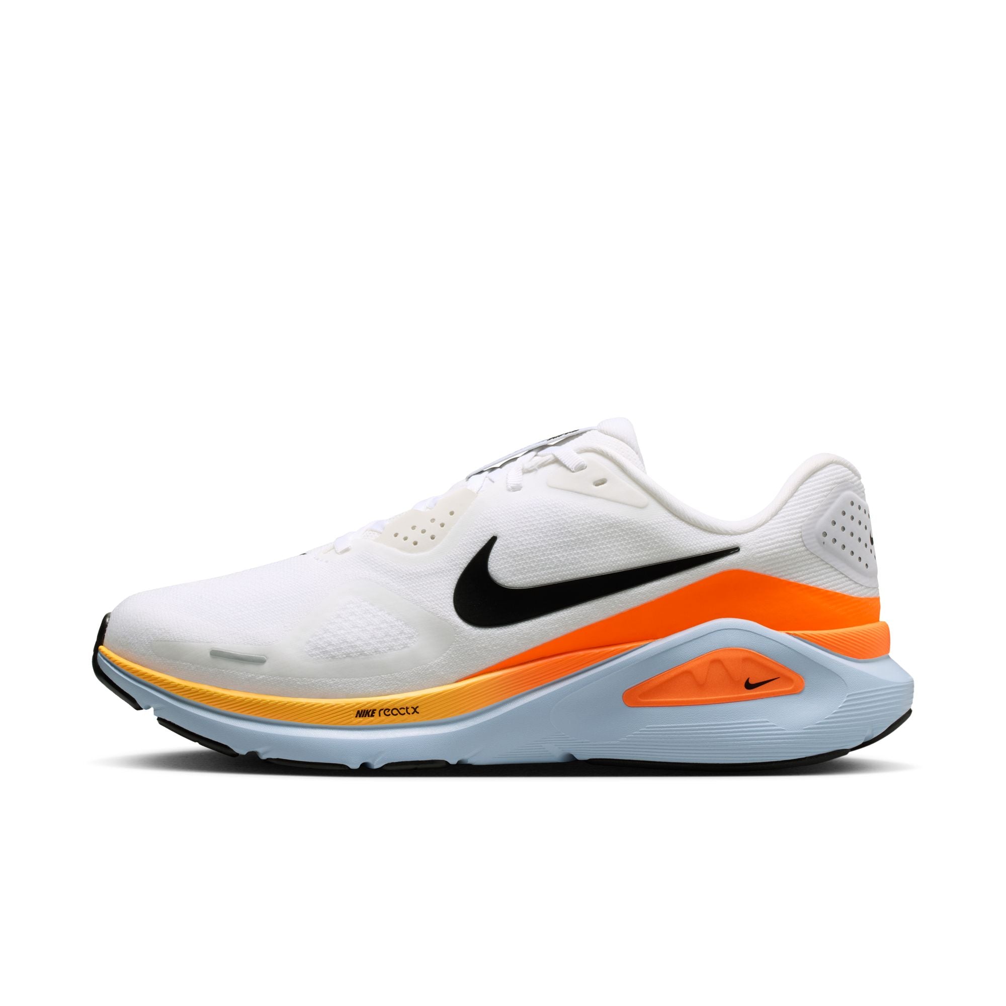 NIKE Structure 26 WIDE (Men's) WHITE/BLACK-HYDROGEN BLUE-TOTAL ORANGE-LASER ORANGE