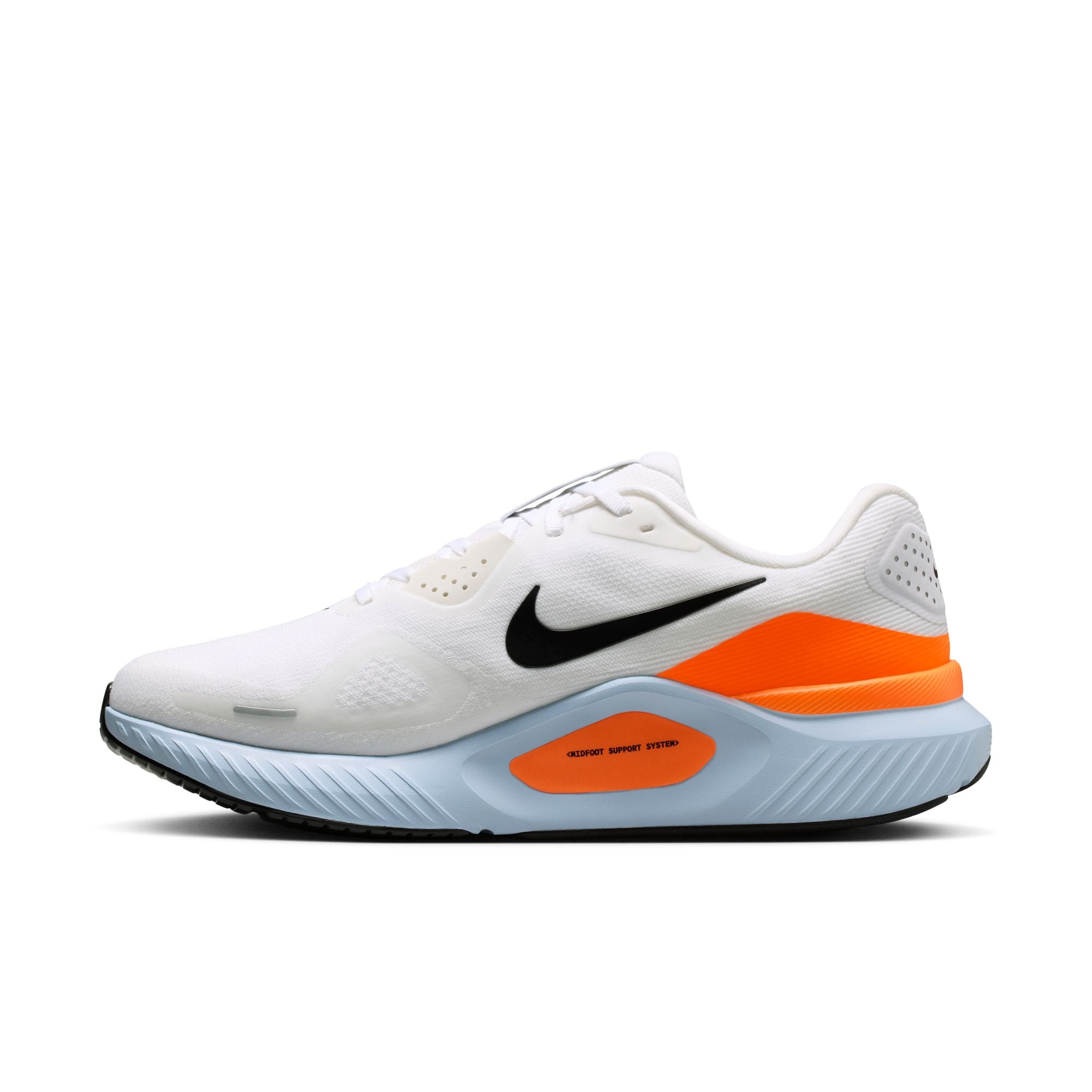 NIKE Structure 26 WIDE (Men's) WHITE/BLACK-HYDROGEN BLUE-TOTAL ORANGE-LASER ORANGE