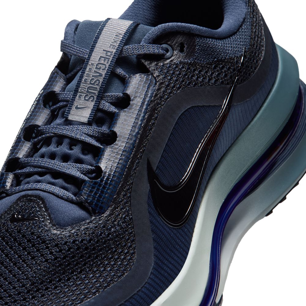 NIKE Pegasus Premium (Men's) SMOKEY BLUE/BLACK-DARK SLATE-RACER BLUE