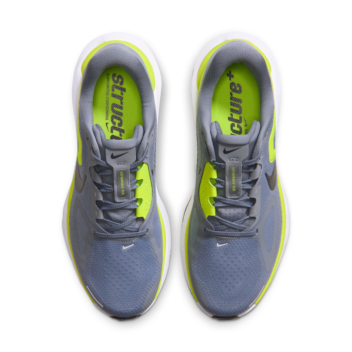 NIKE Structure Plus (Men's) COOL GREY/BLACK-LEMON VENOM-WHITE