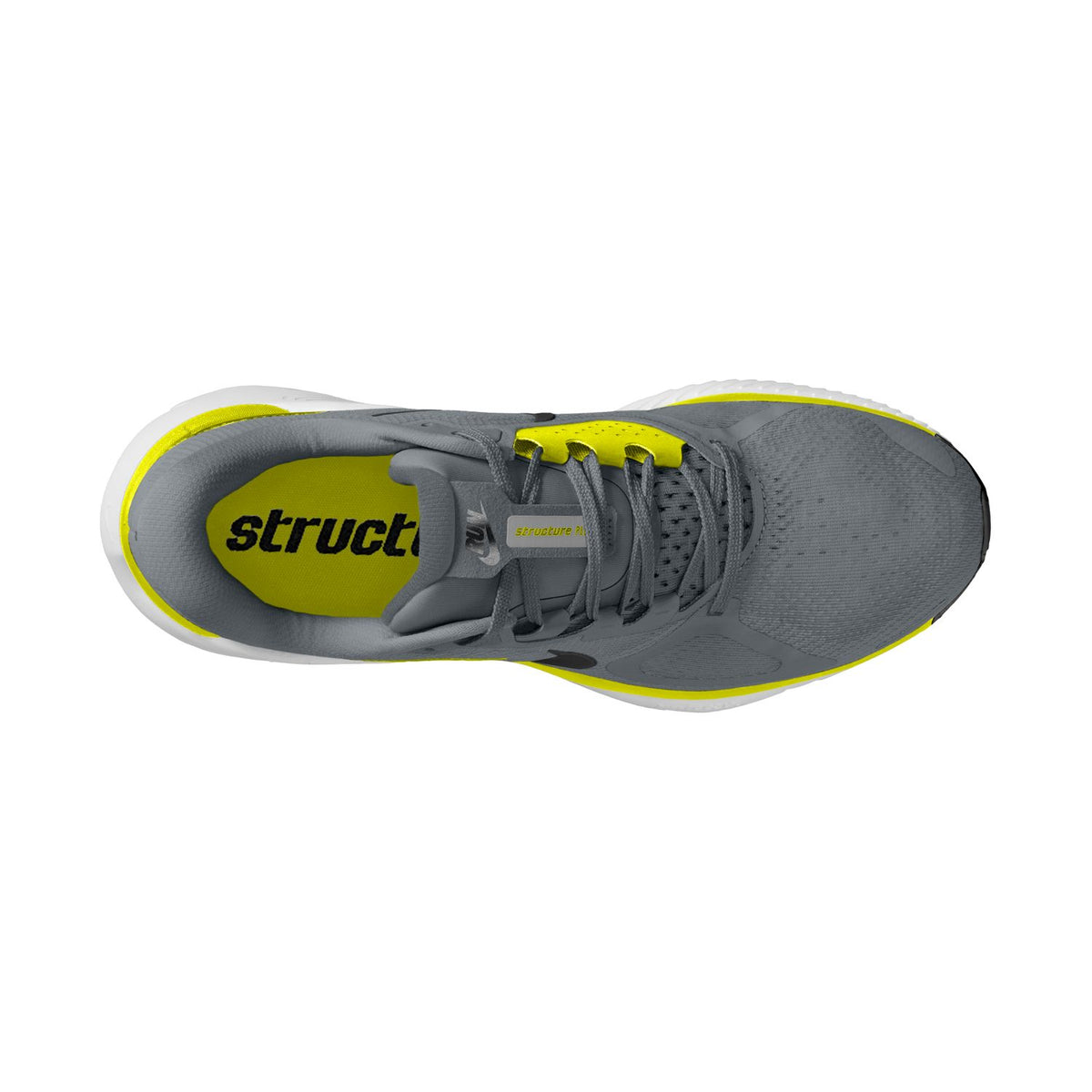 NIKE Structure Plus (Men's) COOL GREY/BLACK-LEMON VENOM-WHITE