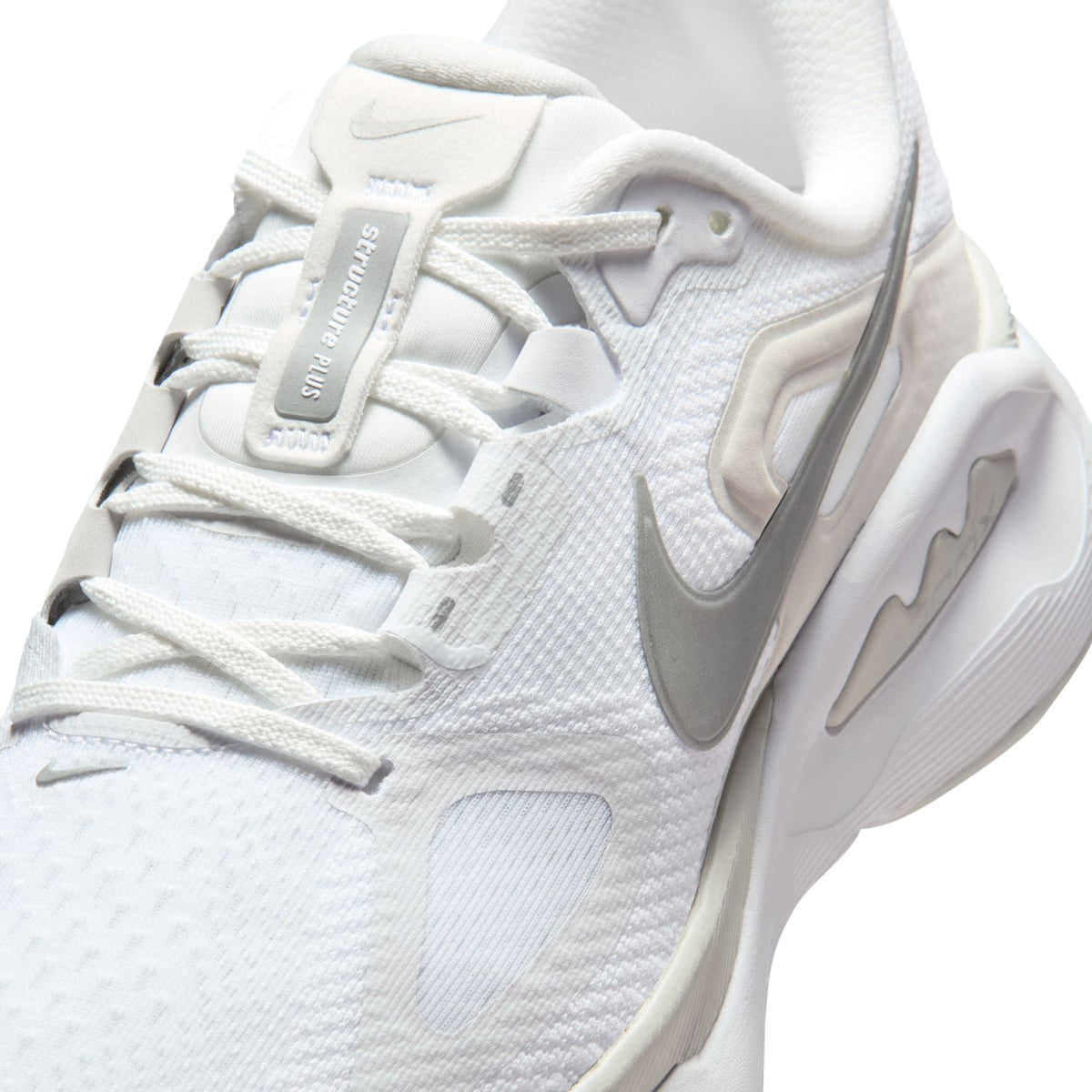 NIKE Structure Plus (Women's) WHITE/METALLIC SILVER-PHOTON DUST