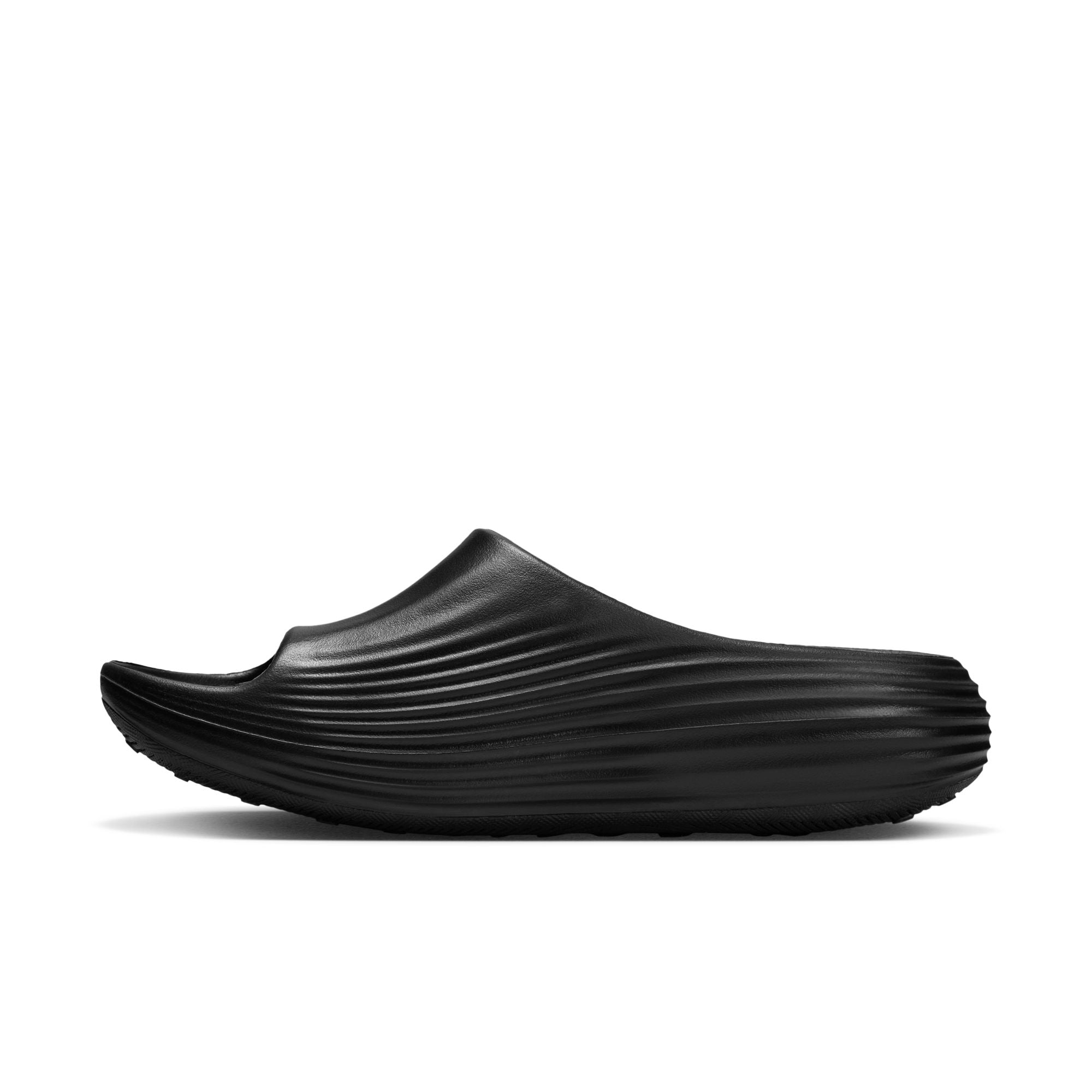NIKE ReactX Rejuven8 SLIDE (Women's) BLACK/BLACK-BLACK