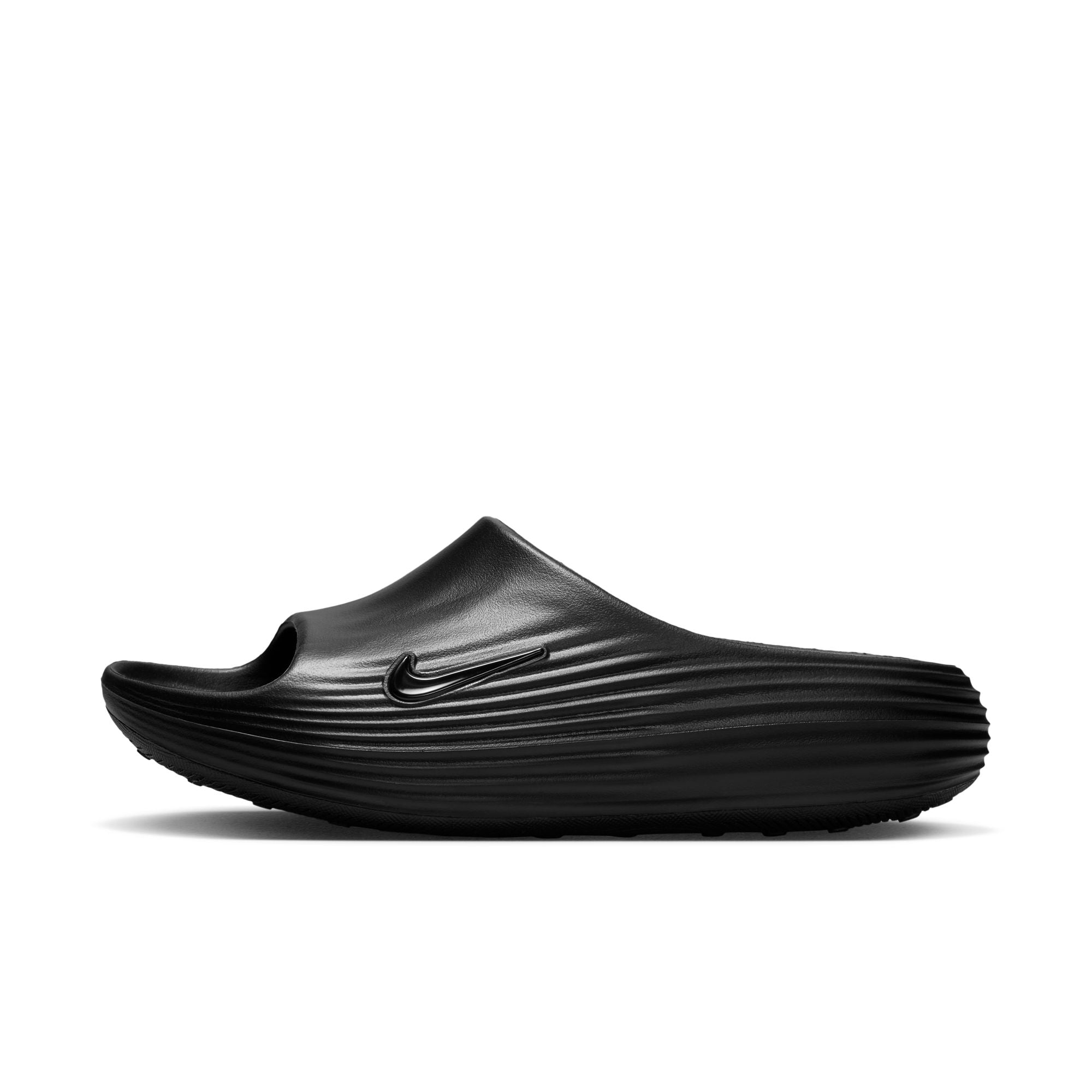 NIKE ReactX Rejuven8 SLIDE (Women's) BLACK/BLACK-BLACK