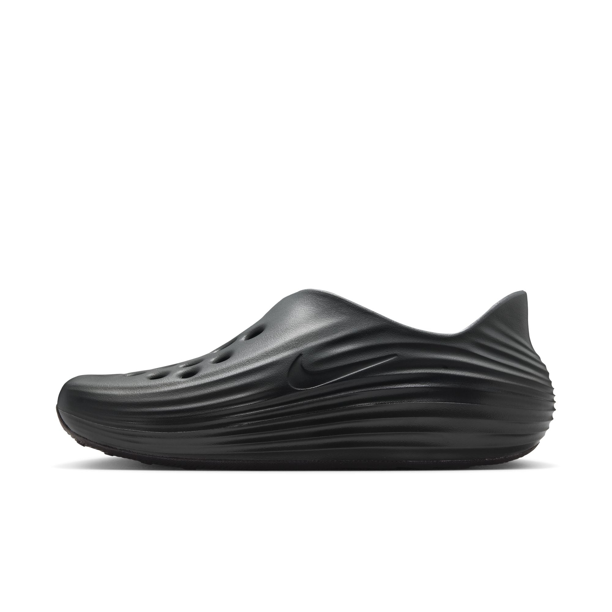NIKE ReactX Rejuven8 SLIDE (Men's) BLACK/VOLT-COOL GREY
