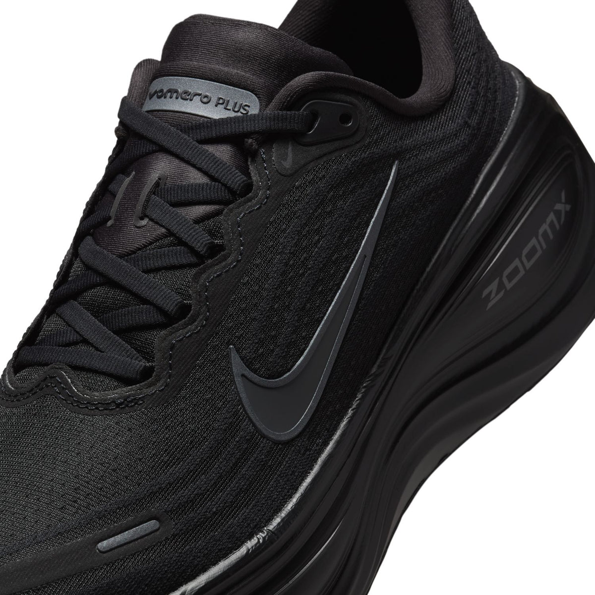 NIKE Vomero Plus (Men's) BLACK/DARK SMOKE GREY-METALLIC DARK GREY-COOL GREY