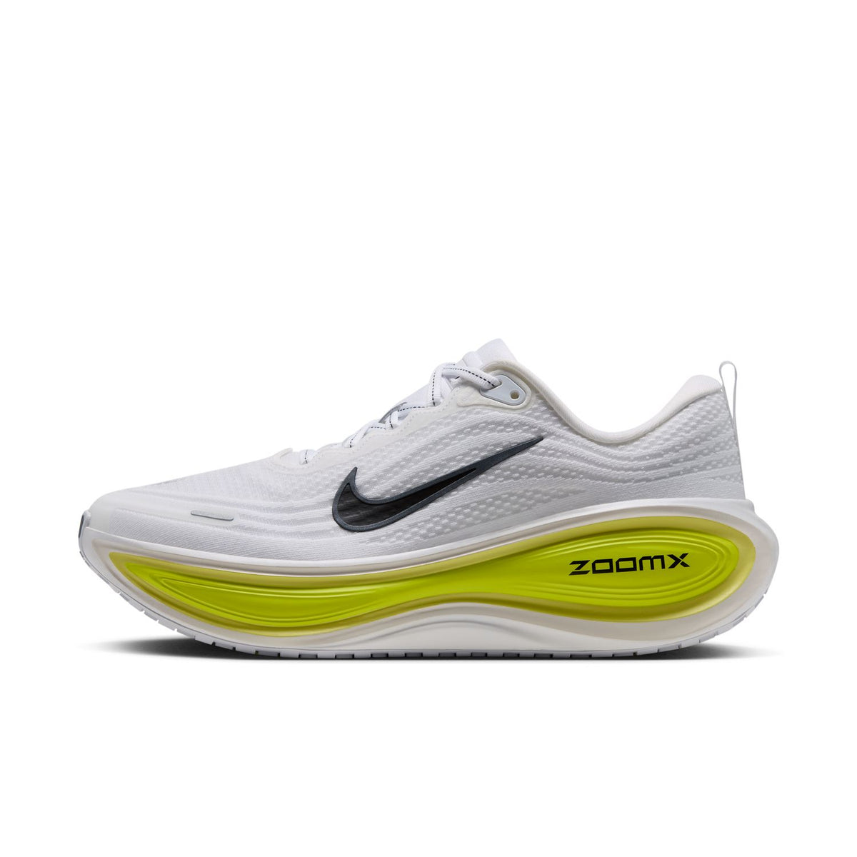 NIKE Vomero Plus (Men's) WHITE/BLACK-LEMON VENOM-ELECTRIC YELLOW