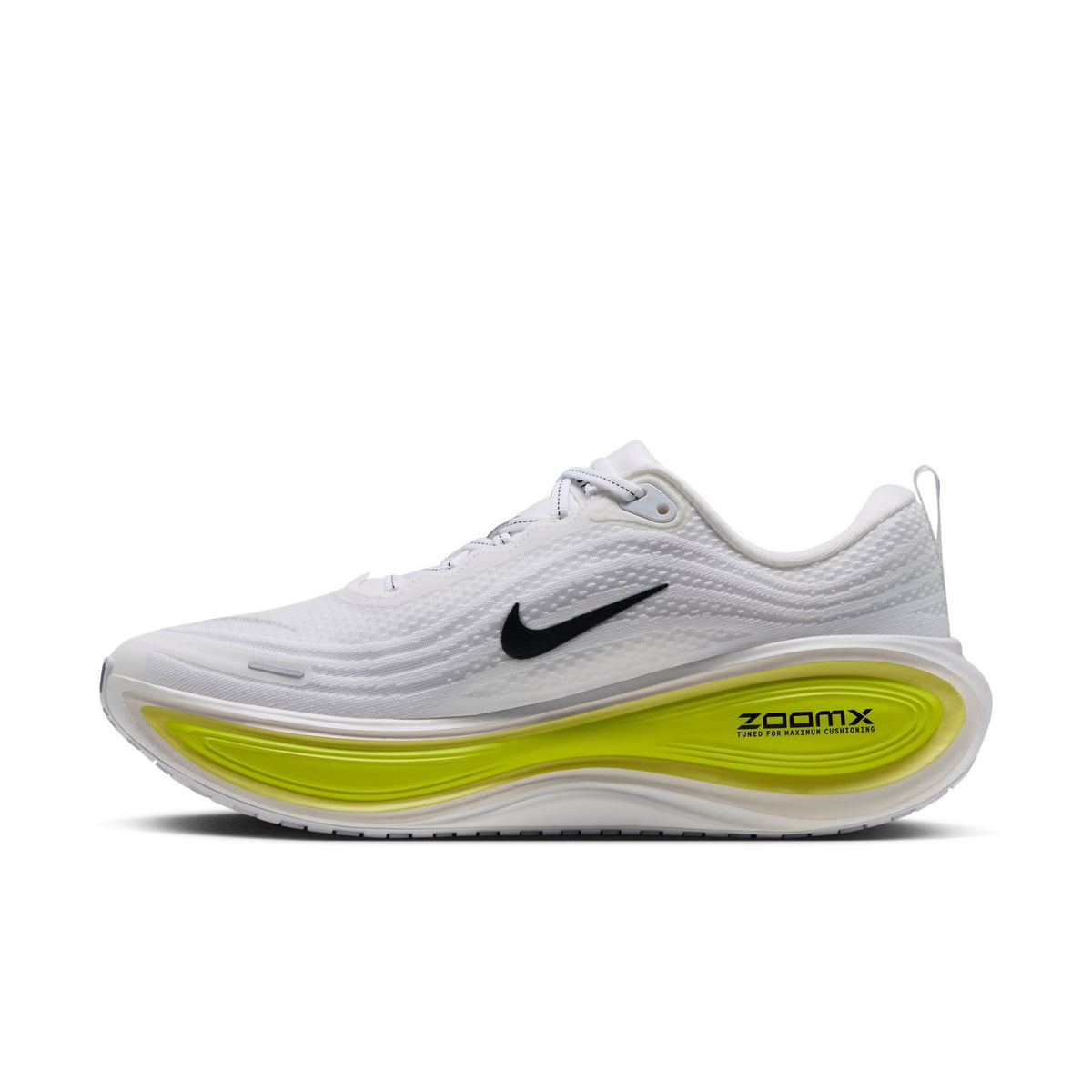 NIKE Vomero Plus (Men's) WHITE/BLACK-LEMON VENOM-ELECTRIC YELLOW