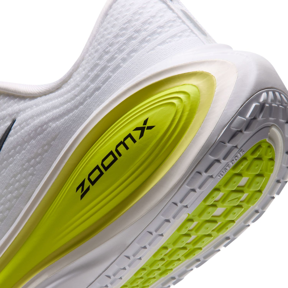 NIKE Vomero Plus (Men's) WHITE/BLACK-LEMON VENOM-ELECTRIC YELLOW