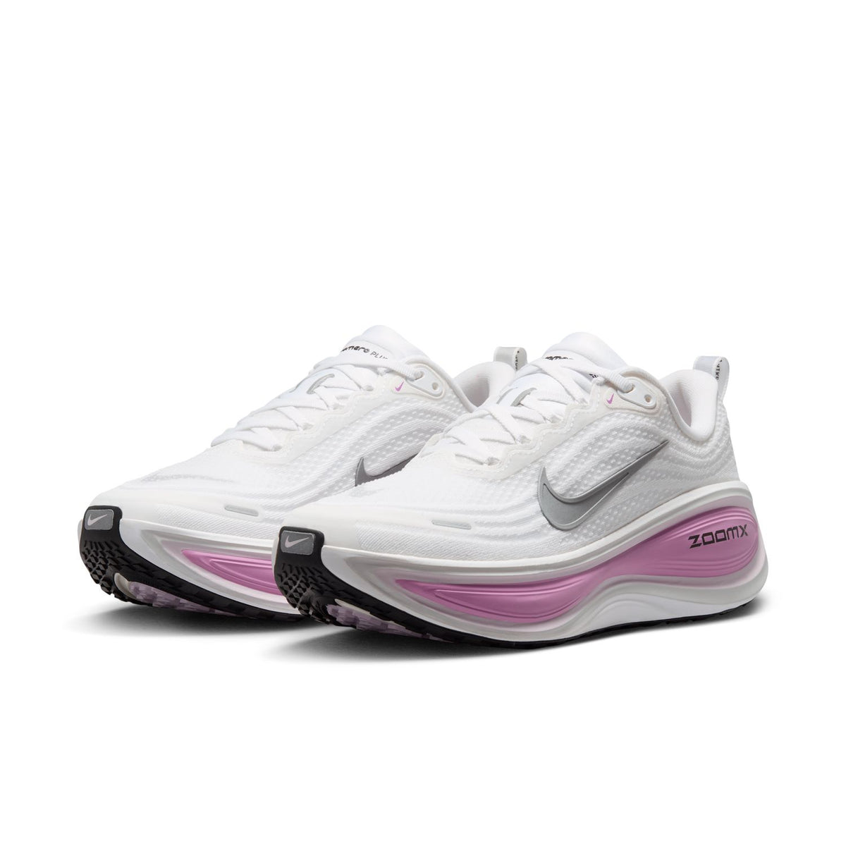 NIKE Vomero Plus (Women's) WHITE/METALLIC SILVER-BLEACHED LILAC