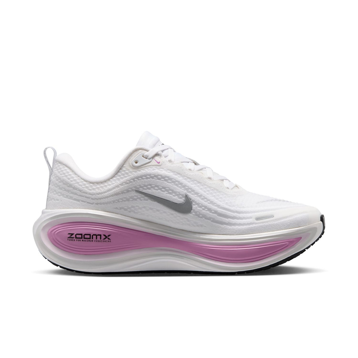 NIKE Vomero Plus (Women's) WHITE/METALLIC SILVER-BLEACHED LILAC