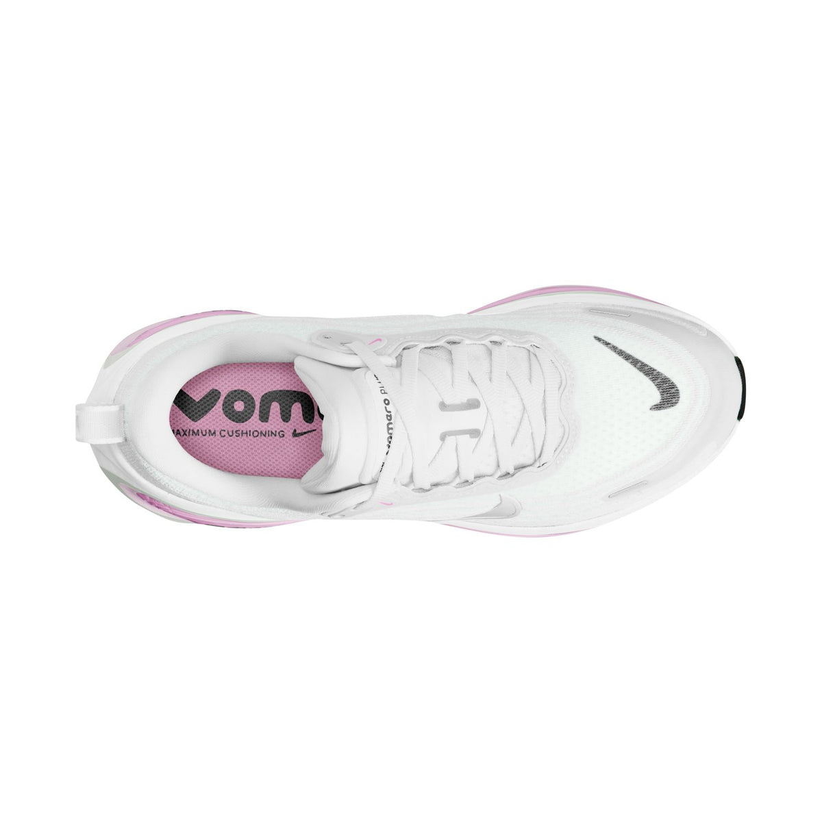 NIKE Vomero Plus (Women's) WHITE/METALLIC SILVER-BLEACHED LILAC