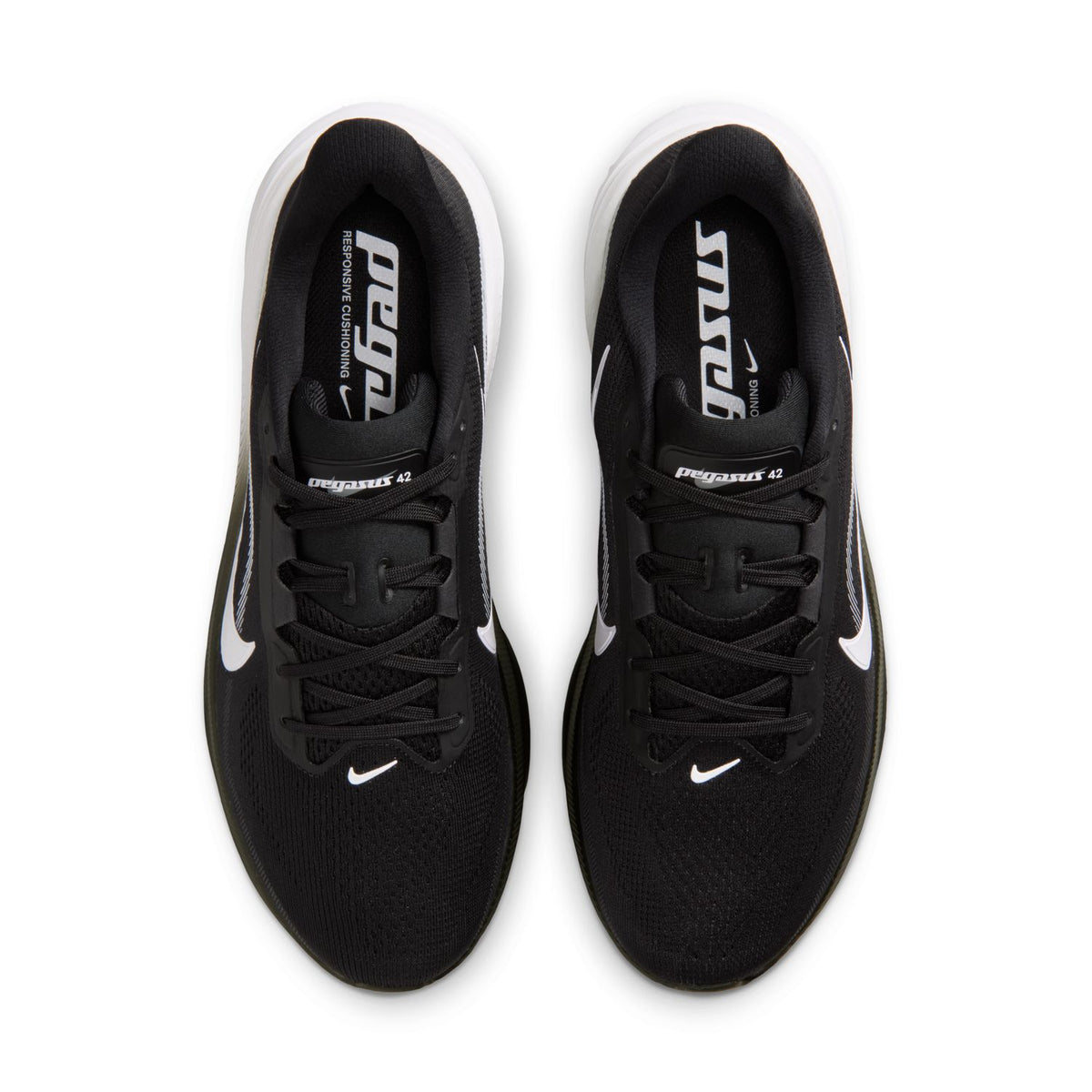 NIKE Pegasus 42 (Men's) BLACK/WHITE-PHOTON DUST