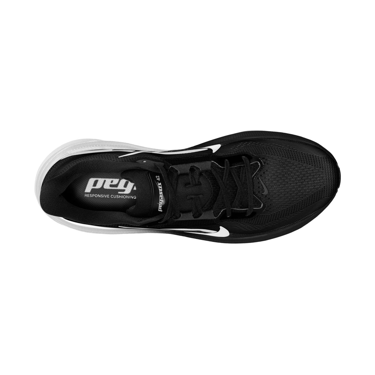 NIKE Pegasus 42 (Men's) BLACK/WHITE-PHOTON DUST