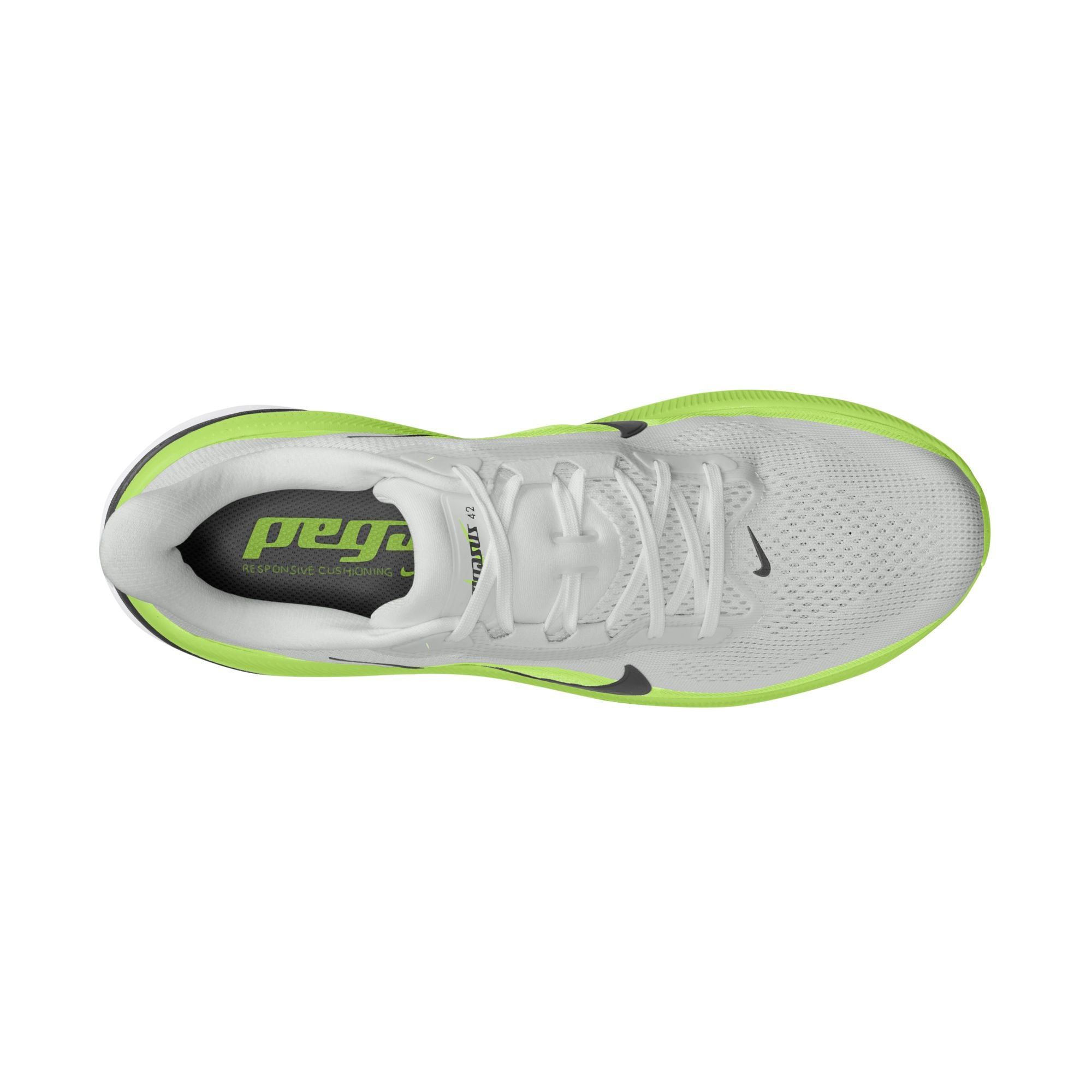 NIKE Pegasus 42 (Men's) PHOTON DUST/BLACK-VOLT-WHITE