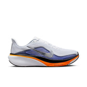 NIKE Pegasus 42 (Men's) WHITE/MTLC SILVER-LAPIS-TOTAL ORANGE-LASER ORANGE-OFF NOIR