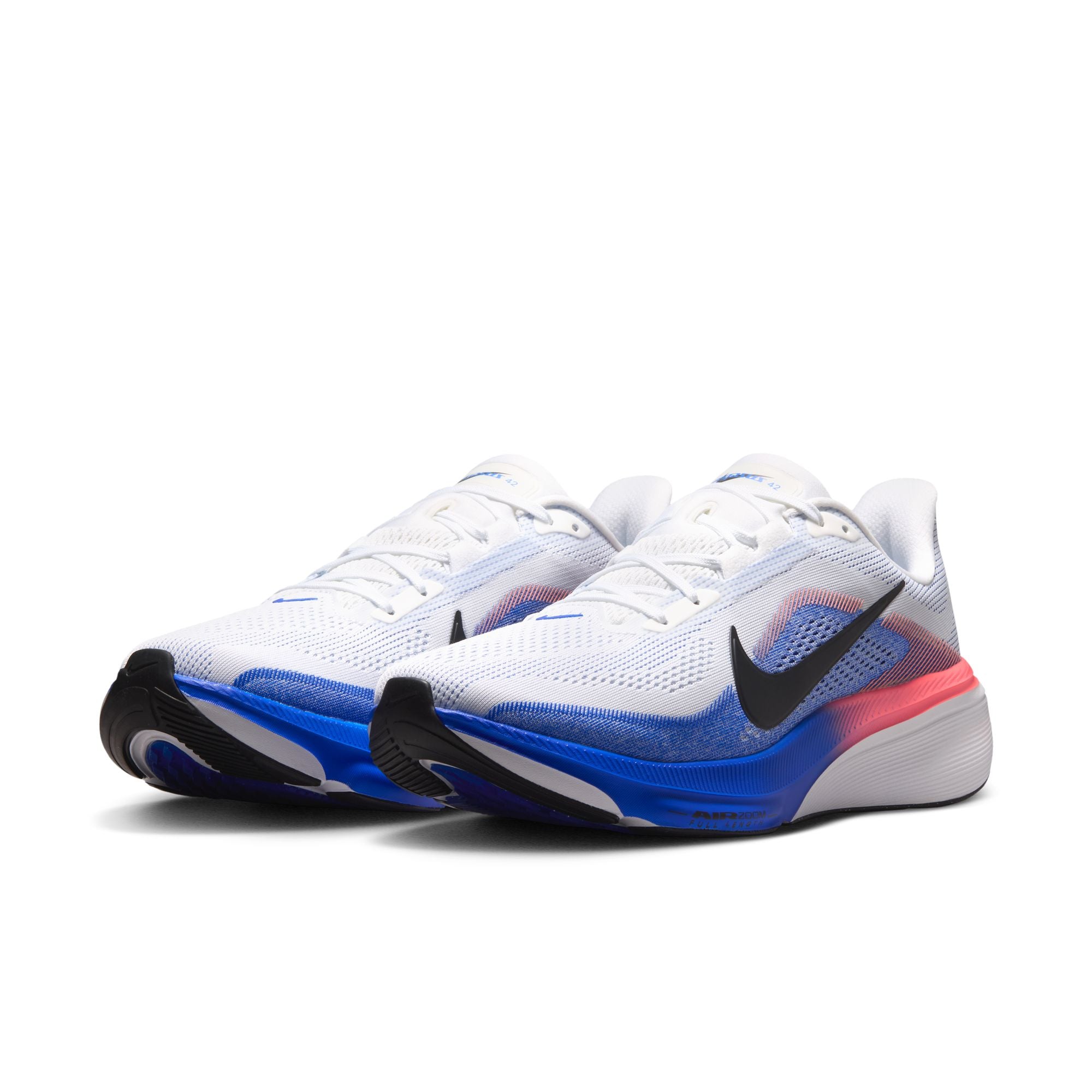 NIKE Pegasus 42 (Men's) WHITE/BLACK-RACER BLUE-ATOMIC PINK