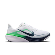 NIKE Pegasus 42 (Men's) WHITE/MIDNIGHT NAVY-GREEN SPARK