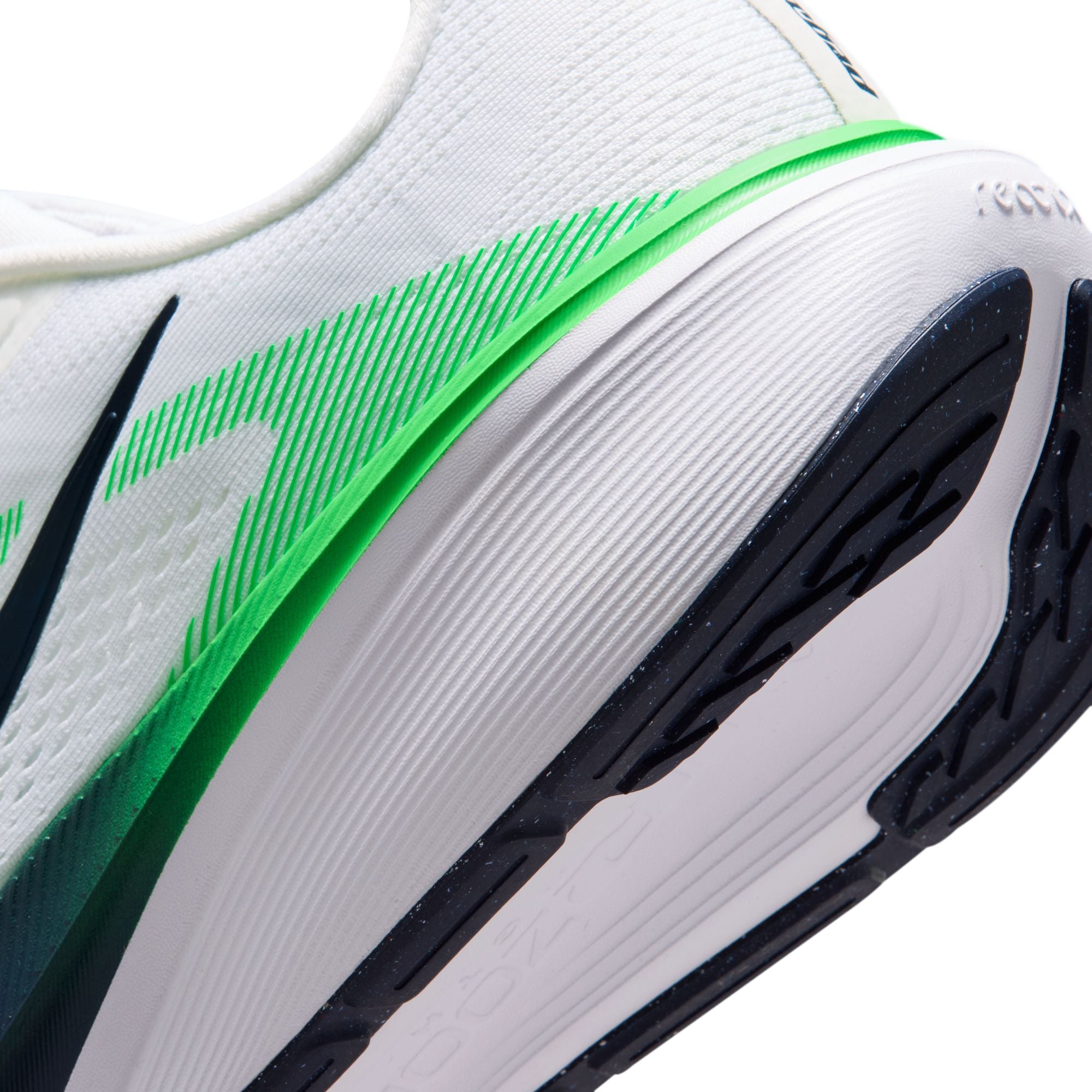 NIKE Pegasus 42 (Men's) WHITE/MIDNIGHT NAVY-GREEN SPARK