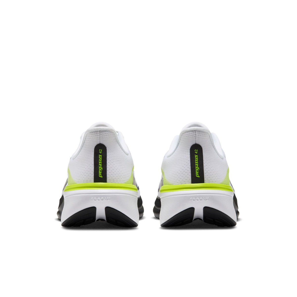 NIKE Pegasus 42 (Men's) WHITE/BLACK-LEMON VENOM-WHITE
