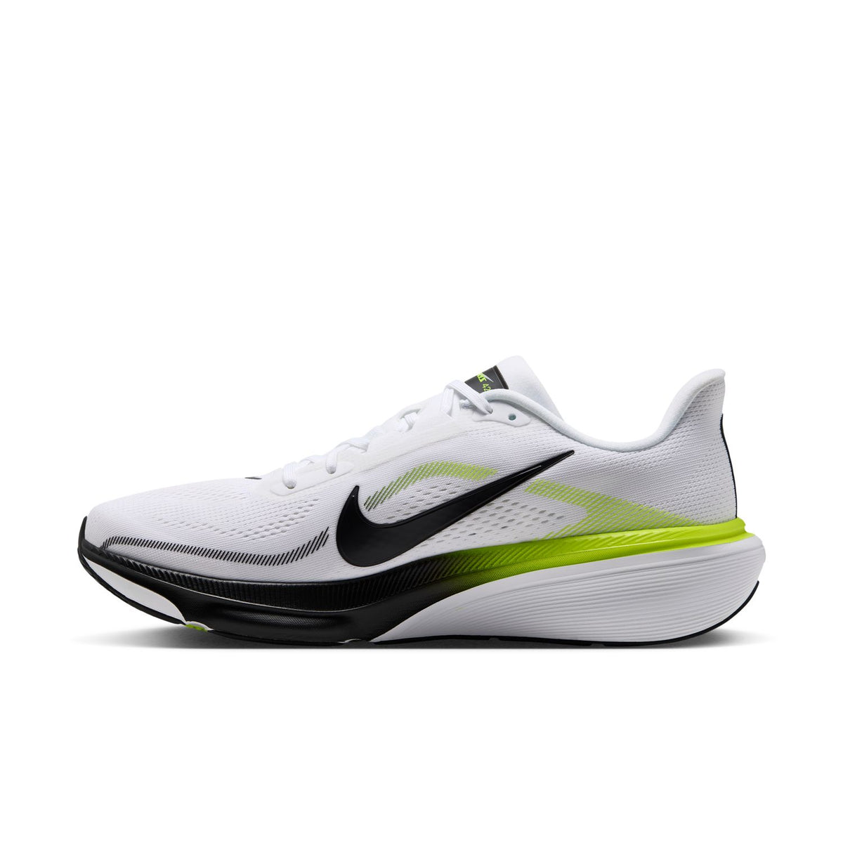 NIKE Pegasus 42 (Men's) WHITE/BLACK-LEMON VENOM-WHITE