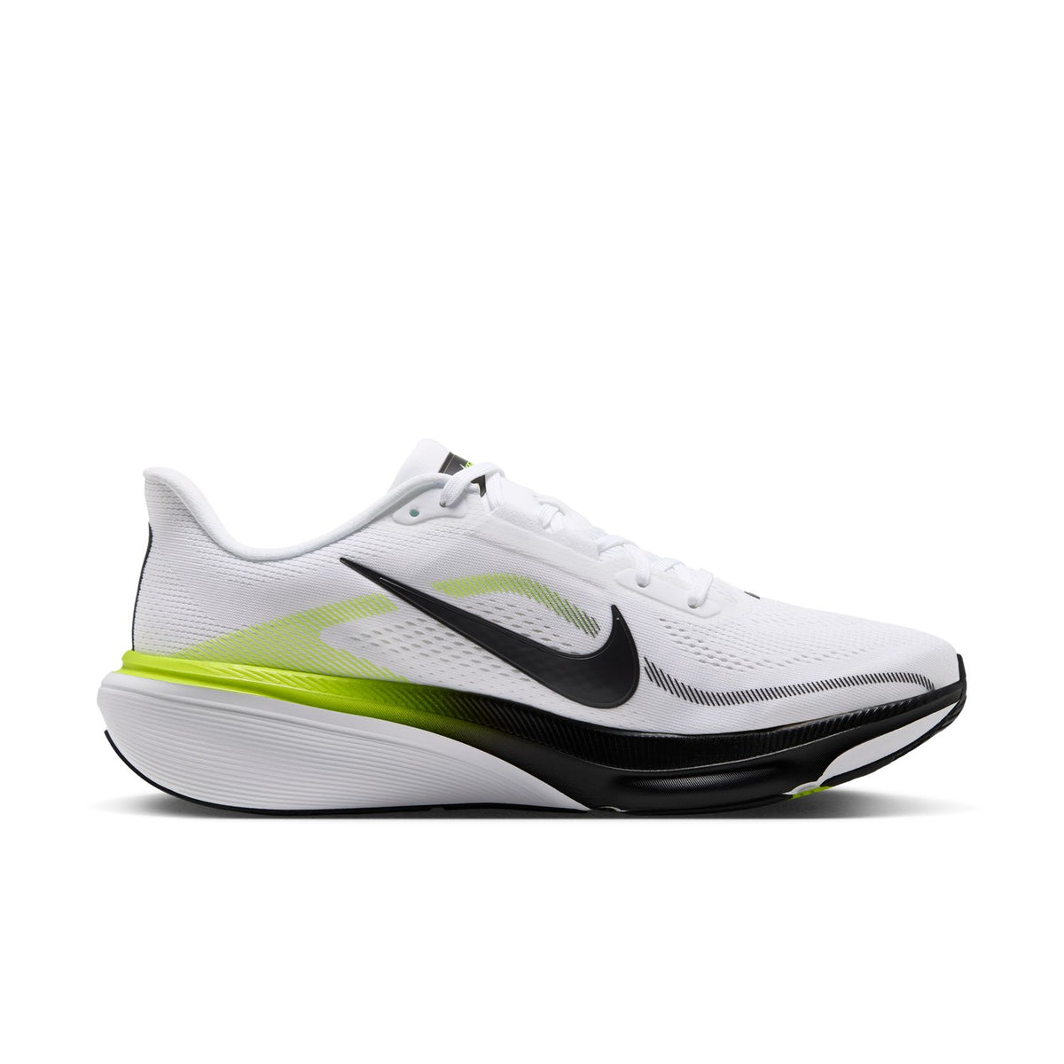 NIKE Pegasus 42 (Men's) WHITE/BLACK-LEMON VENOM-WHITE