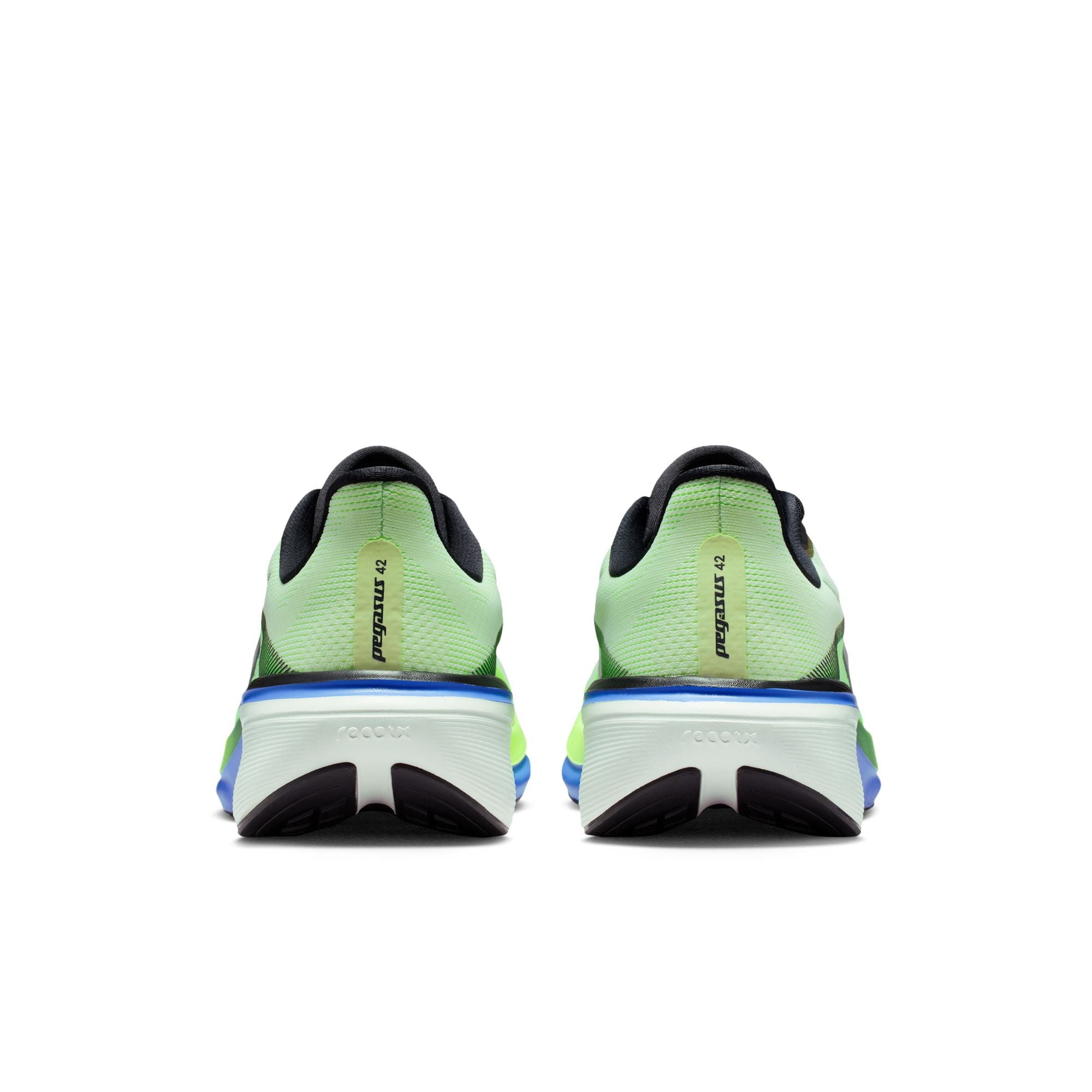 NIKE Pegasus 42 (Men's) VOLT TINT/BLACK SPRUCE-SAPPHIRE-LIME BLAST
