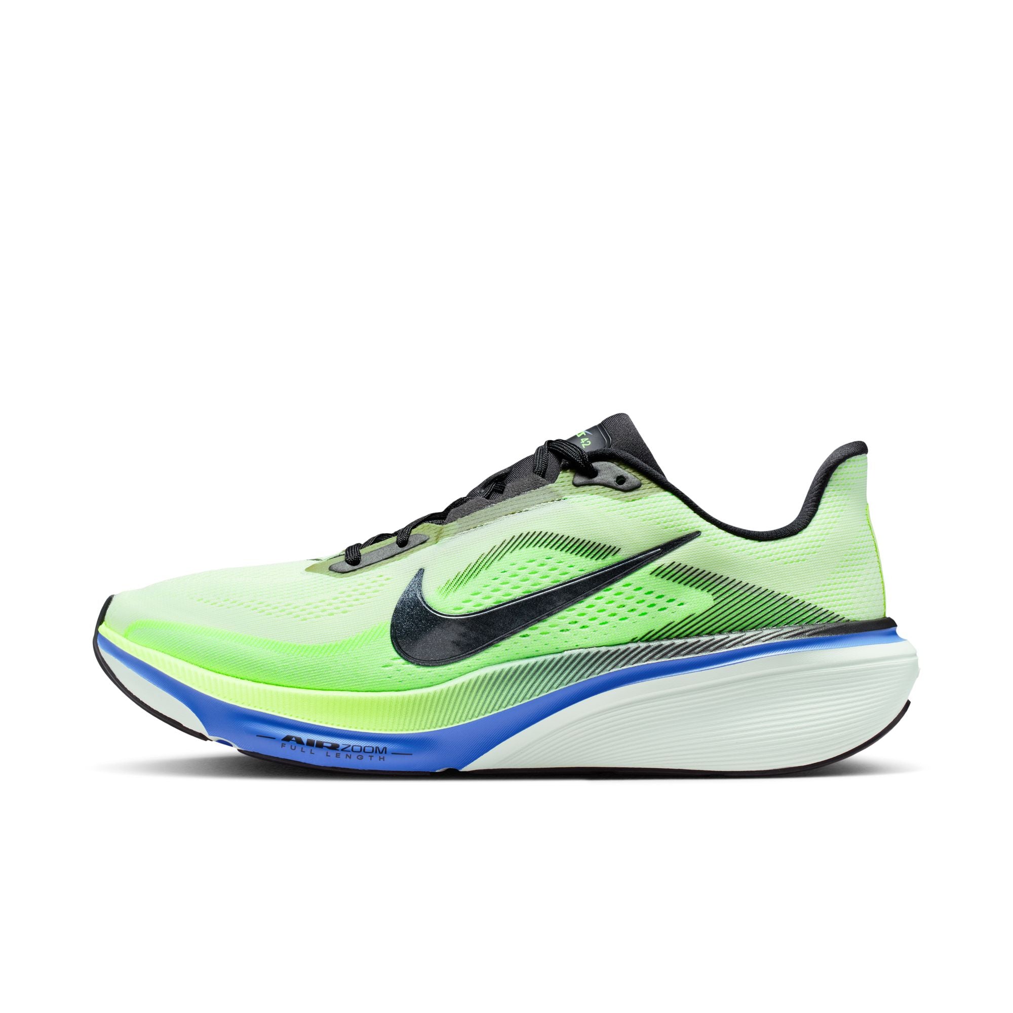 NIKE Pegasus 42 (Men's) VOLT TINT/BLACK SPRUCE-SAPPHIRE-LIME BLAST