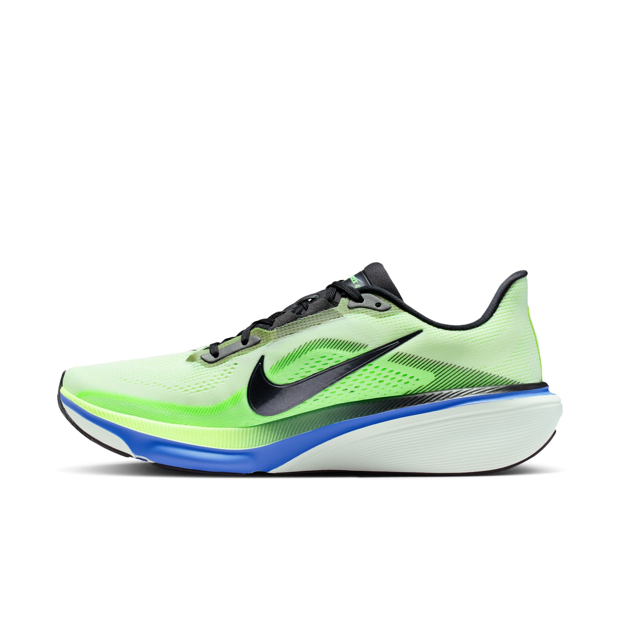 NIKE Pegasus 42 (Men's) VOLT TINT/BLACK SPRUCE-SAPPHIRE-LIME BLAST