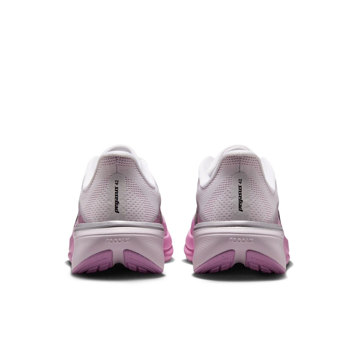 NIKE Pegasus 42 (Women's) WHITE/BLACK-LT MAGENTA-BLEACHED LILAC
