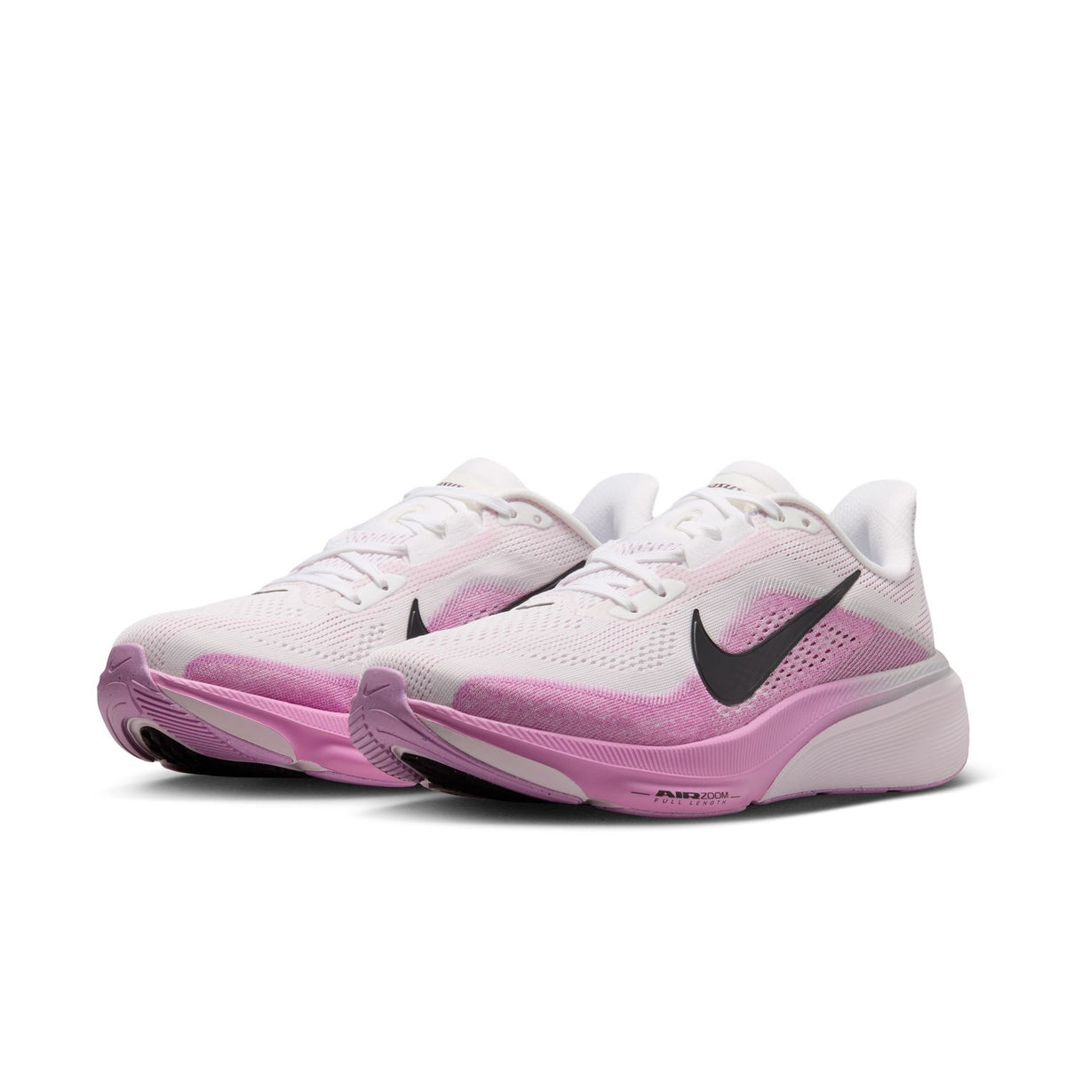 NIKE Pegasus 42 (Women's) WHITE/BLACK-LT MAGENTA-BLEACHED LILAC