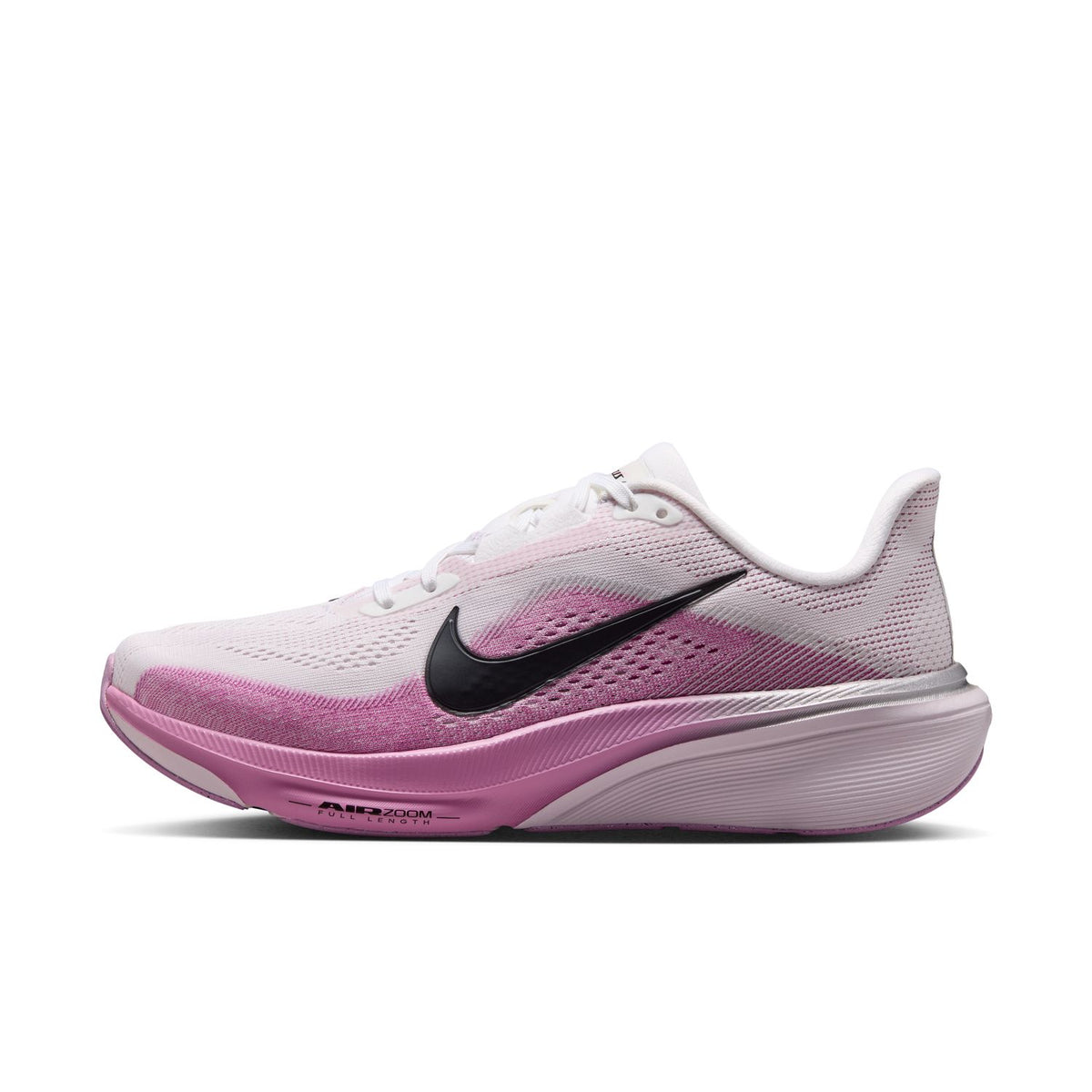 NIKE Pegasus 42 (Women's) WHITE/BLACK-LT MAGENTA-BLEACHED LILAC