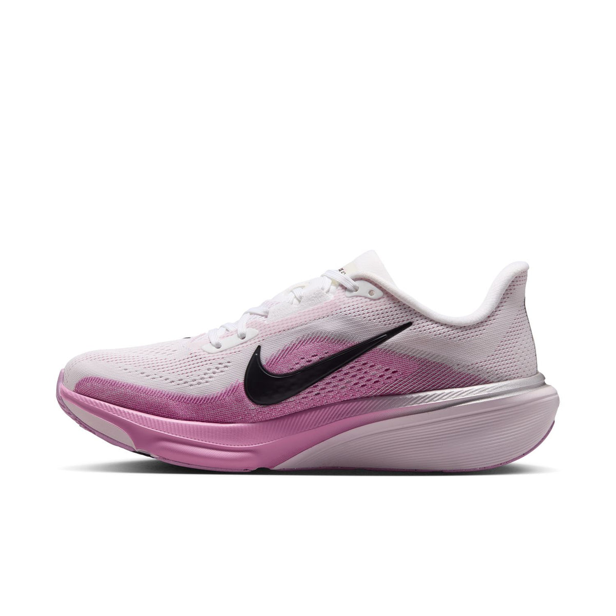 NIKE Pegasus 42 (Women's) WHITE/BLACK-LT MAGENTA-BLEACHED LILAC
