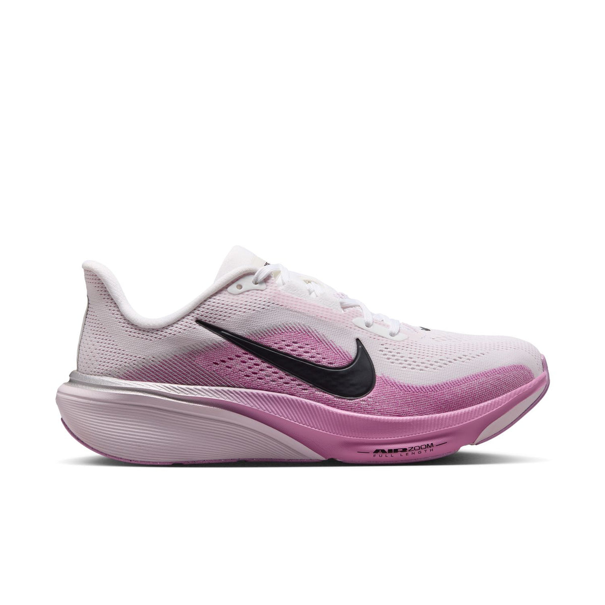 NIKE Pegasus 42 (Women's) WHITE/BLACK-LT MAGENTA-BLEACHED LILAC