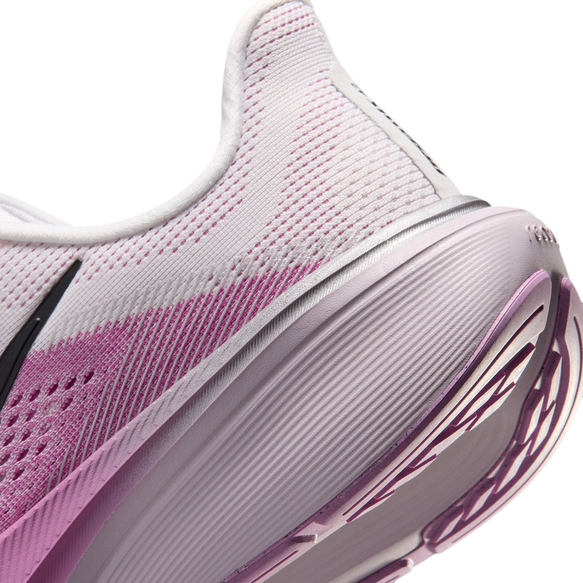 NIKE Pegasus 42 (Women's) WHITE/BLACK-LT MAGENTA-BLEACHED LILAC