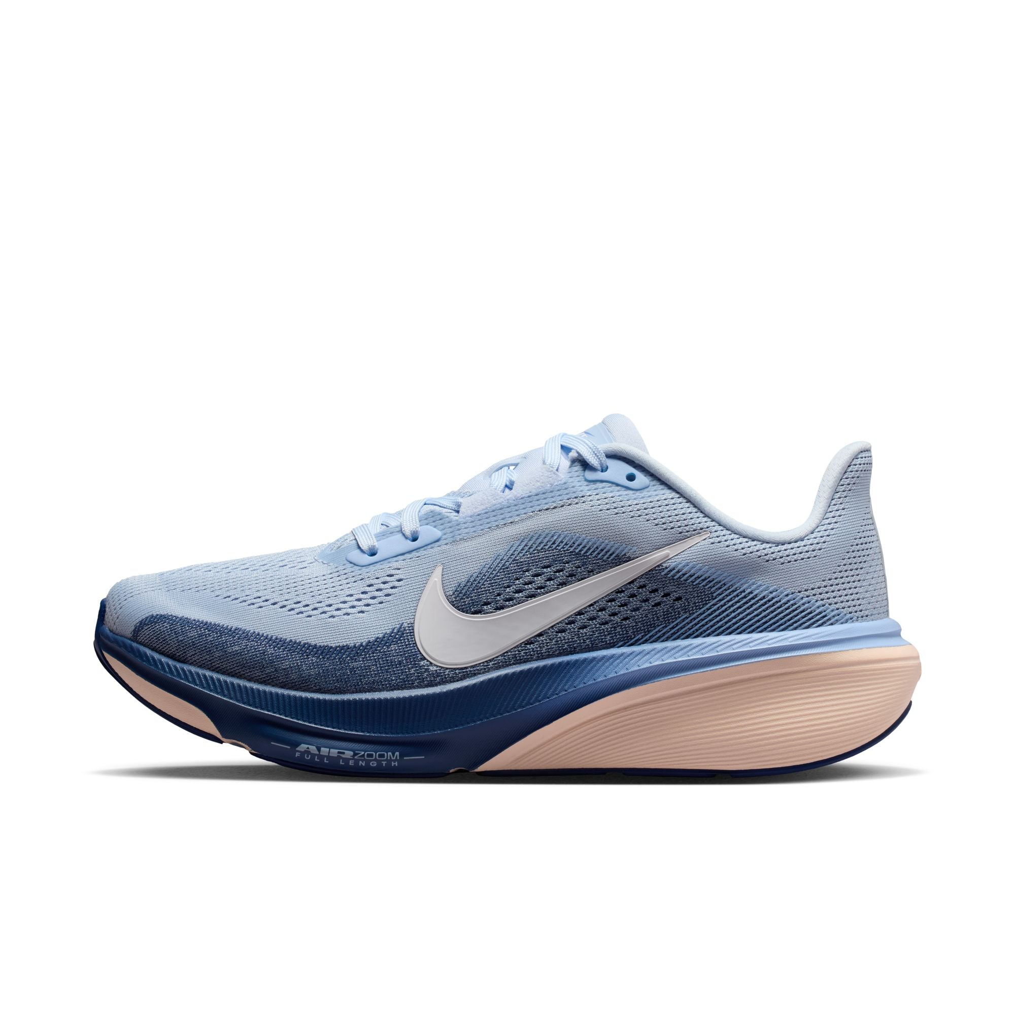 NIKE Pegasus 42 (Women's) HYDROGEN BLUE/WHITE-MYSTIC NAVY-ALUMINUM-BARELY ORANGE-SUNDIAL