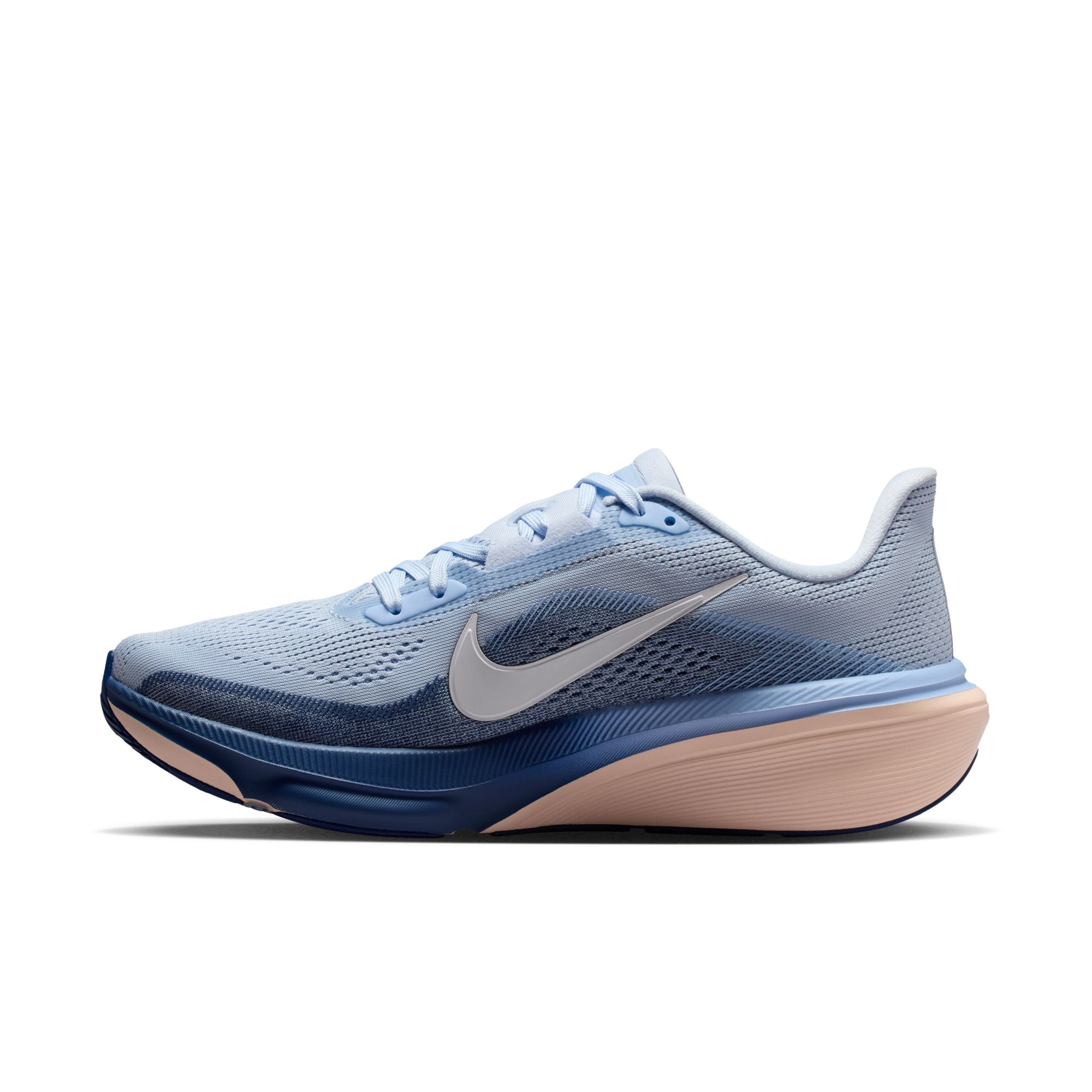 NIKE Pegasus 42 (Women's) HYDROGEN BLUE/WHITE-MYSTIC NAVY-ALUMINUM-BARELY ORANGE-SUNDIAL