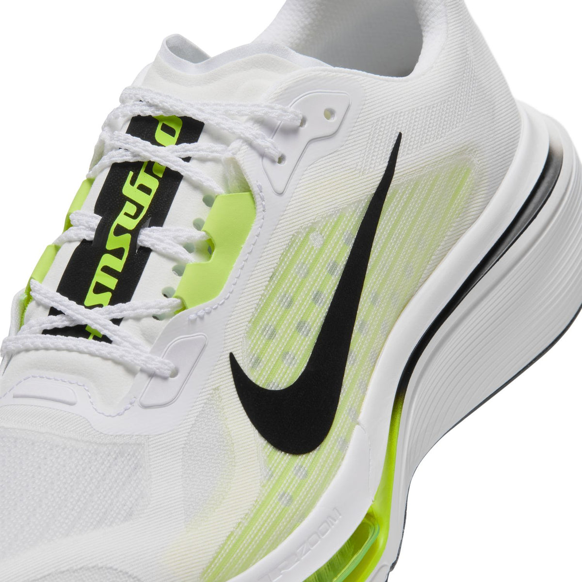 NIKE Pegasus Plus 2 (Men's) WHITE/BLACK-LEMON VENOM