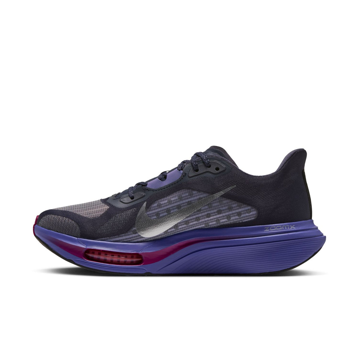 NIKE Pegasus Plus 2 (Women's) GRIDIRON/MTLC SILVER-PERSIAN VIOLET-TRUE BERRY-BLACK-PURPLE PULSE