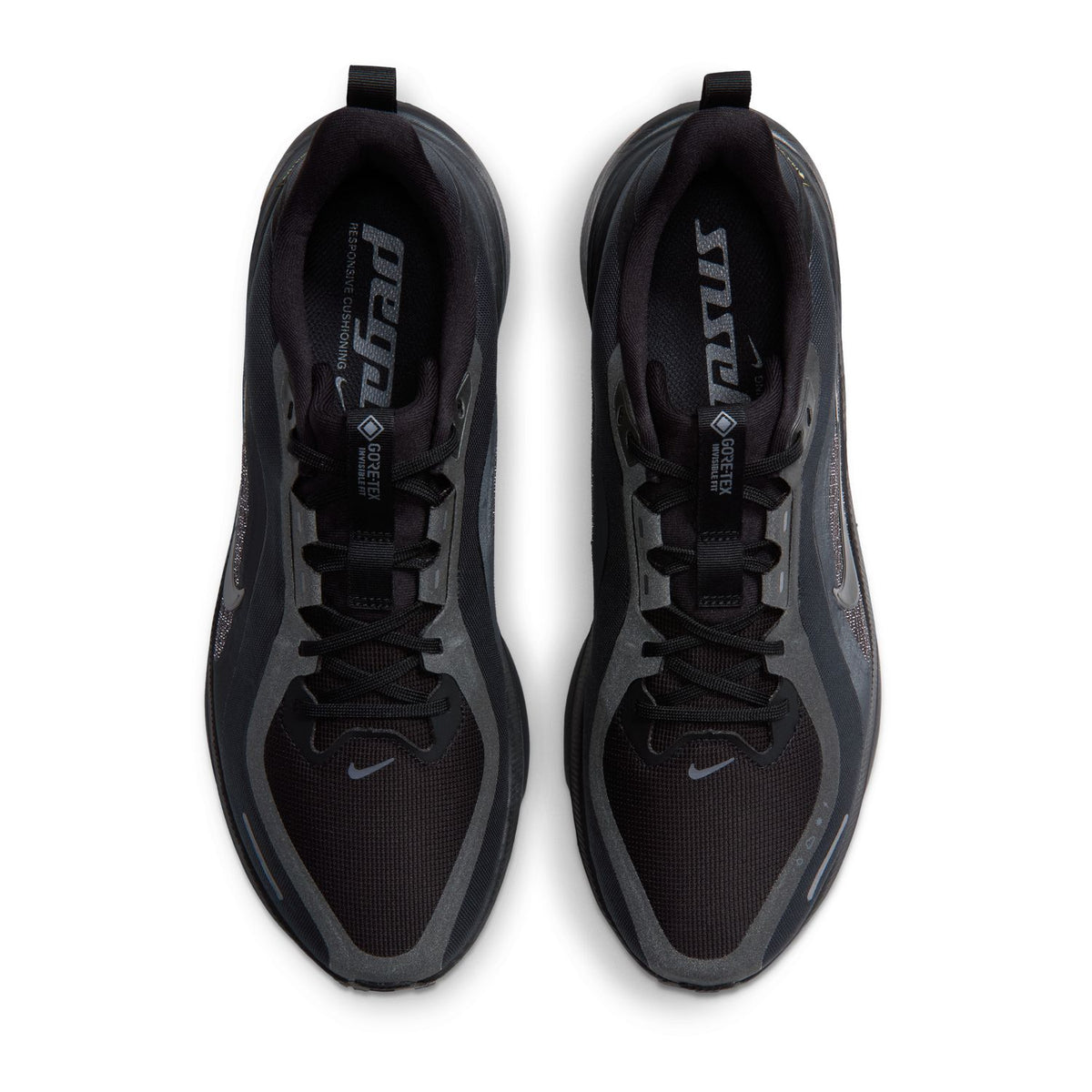NIKE Pegasus 42 GORE-TEX (Men's) BLACK/BLACK-OFF NOIR-DARK GREY